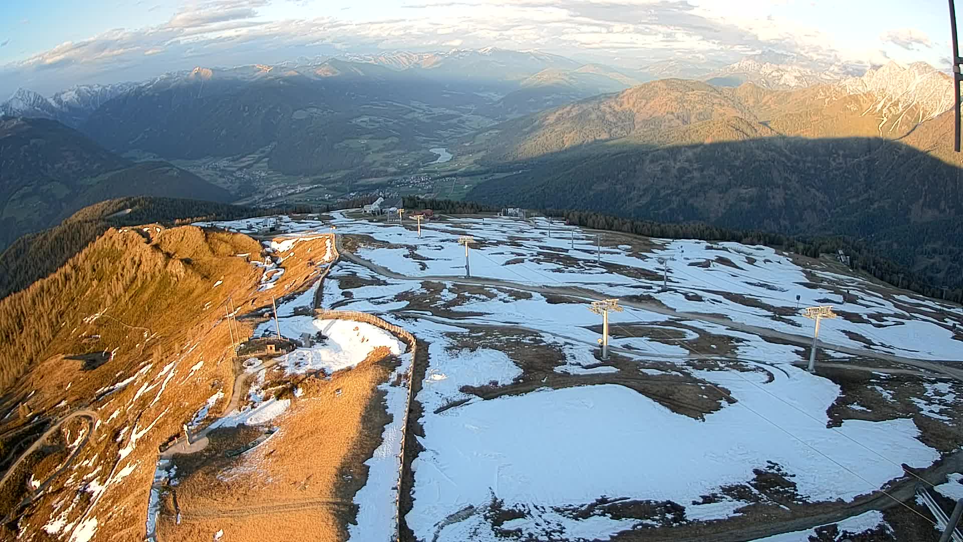 Kronplatz-Gipfel | Blick nach Olang – Valdaora