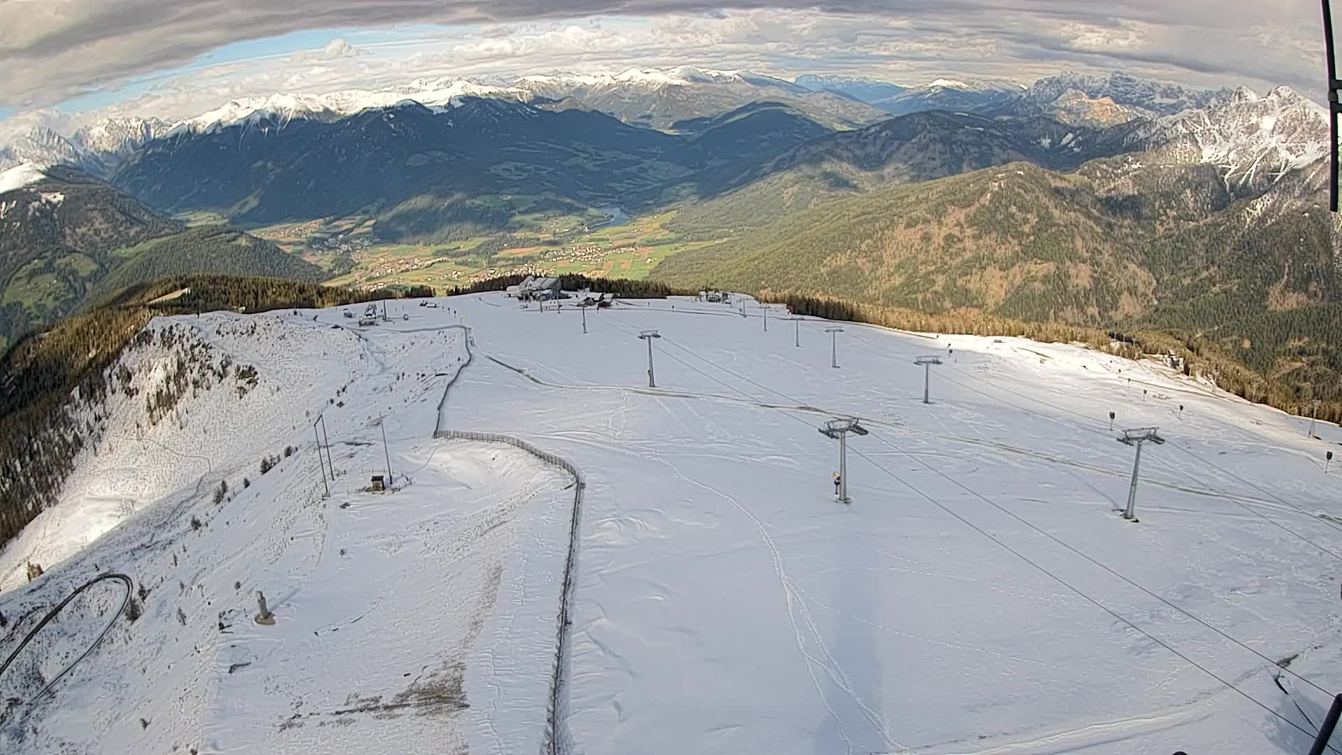 Kronplatz vrh | pogled na Valdaora – Olang