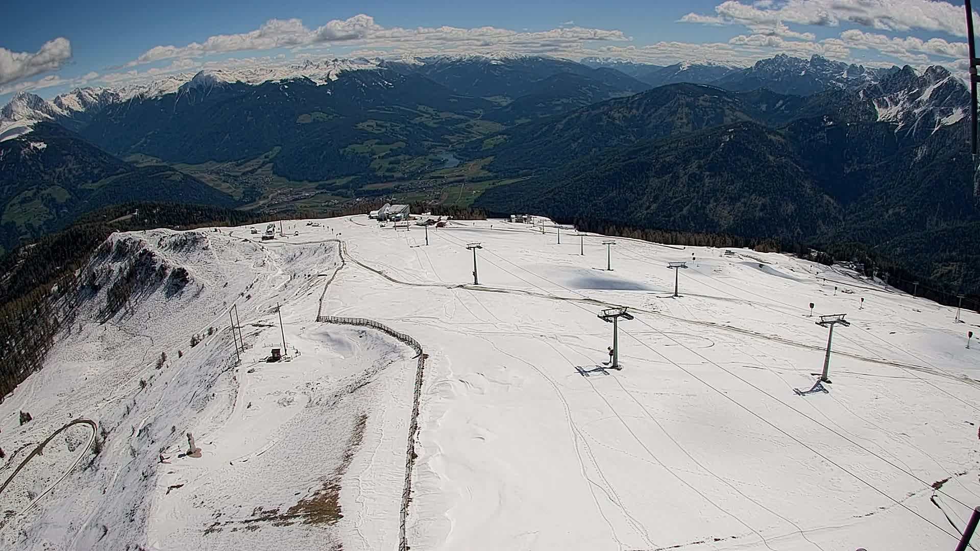 Kronplatz-Gipfel | Blick nach Olang – Valdaora