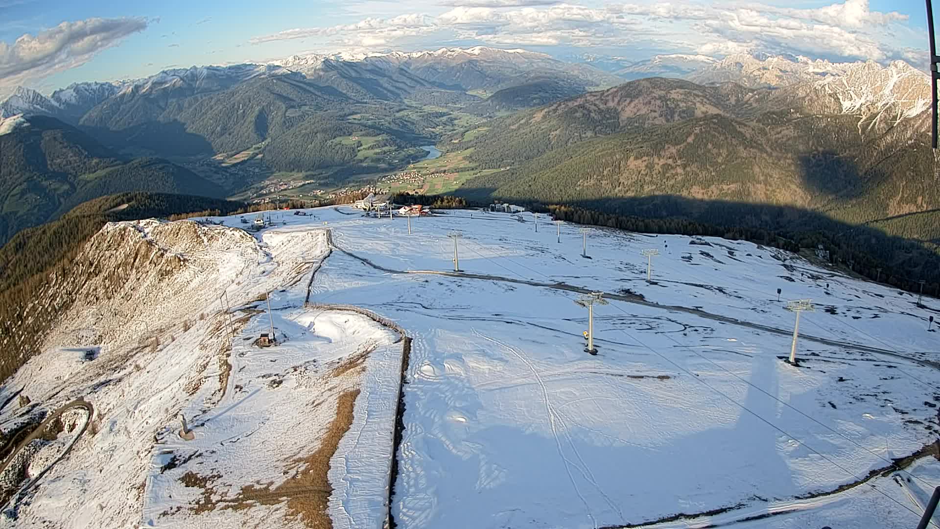 Kronplatz-Gipfel | Blick nach Olang – Valdaora