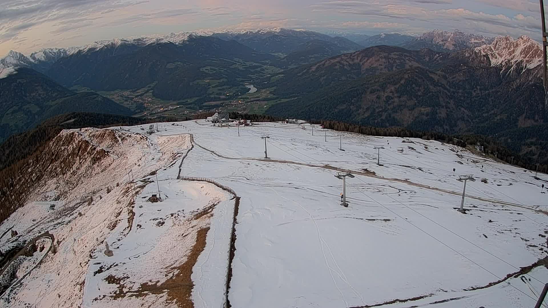 Kronplatz vrh | pogled na Valdaora – Olang