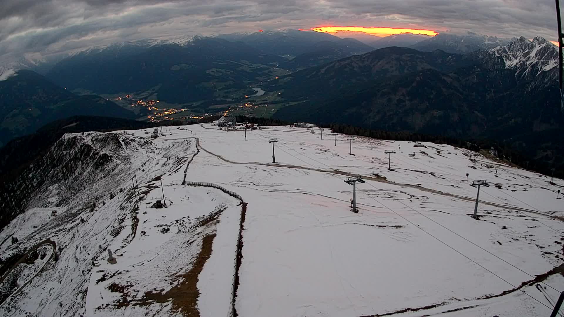 Kronplatz-Gipfel | Blick nach Olang – Valdaora