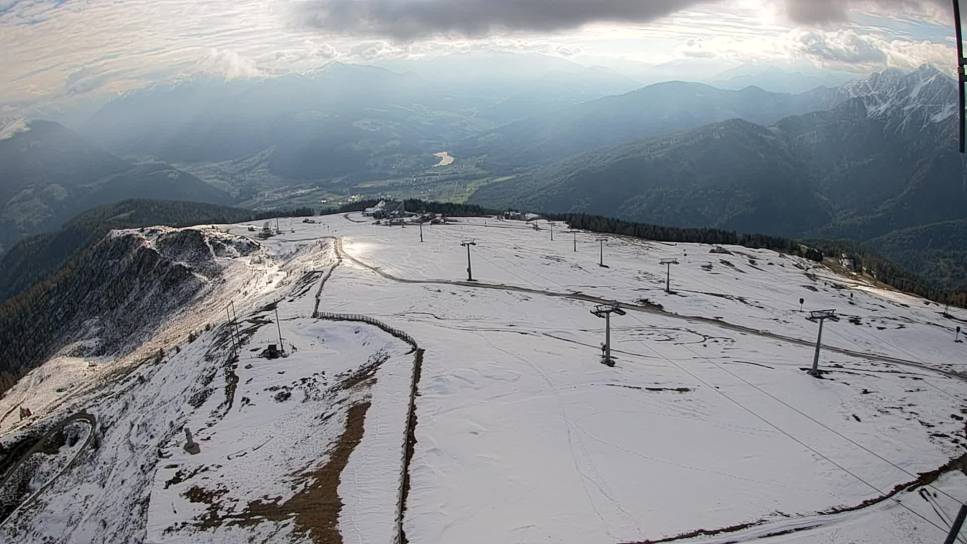 Kronplatz-Gipfel | Blick nach Olang – Valdaora