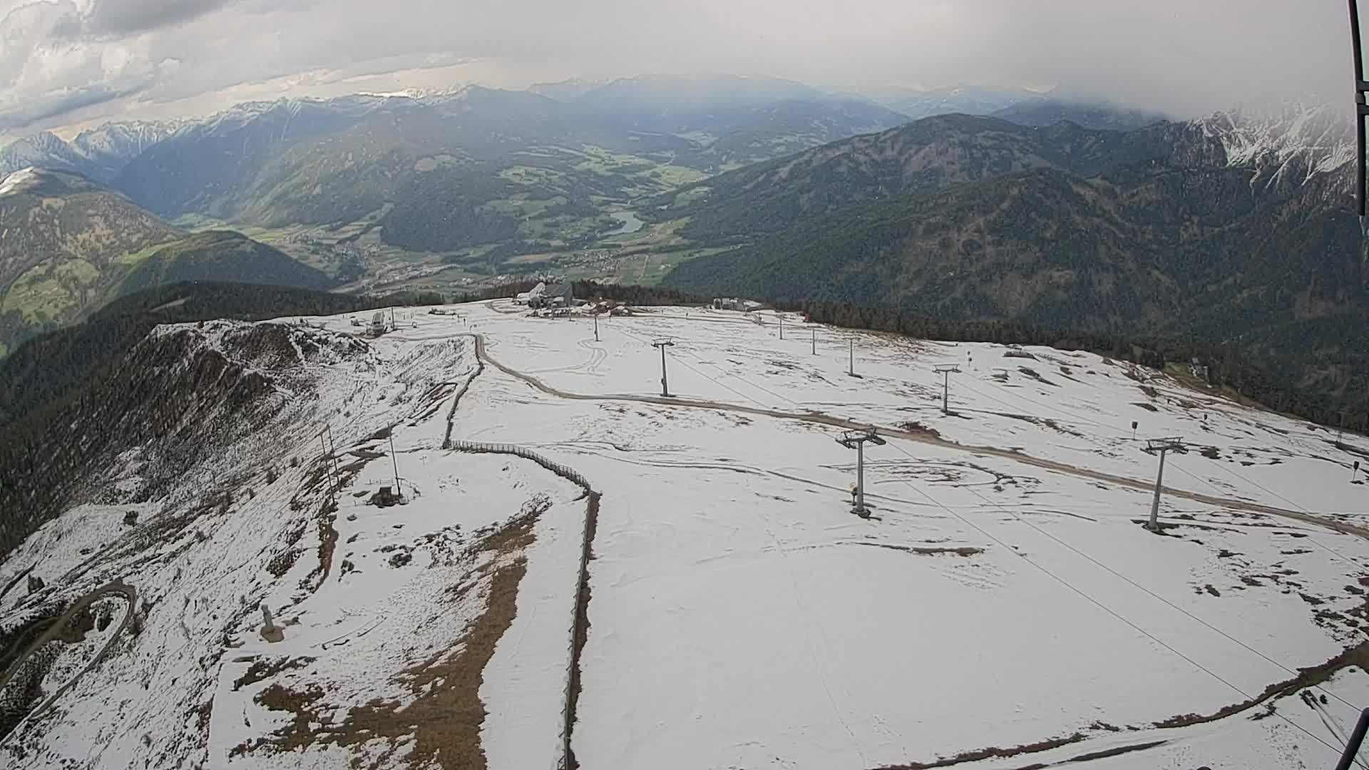 Kronplatz-Gipfel | Blick nach Olang – Valdaora