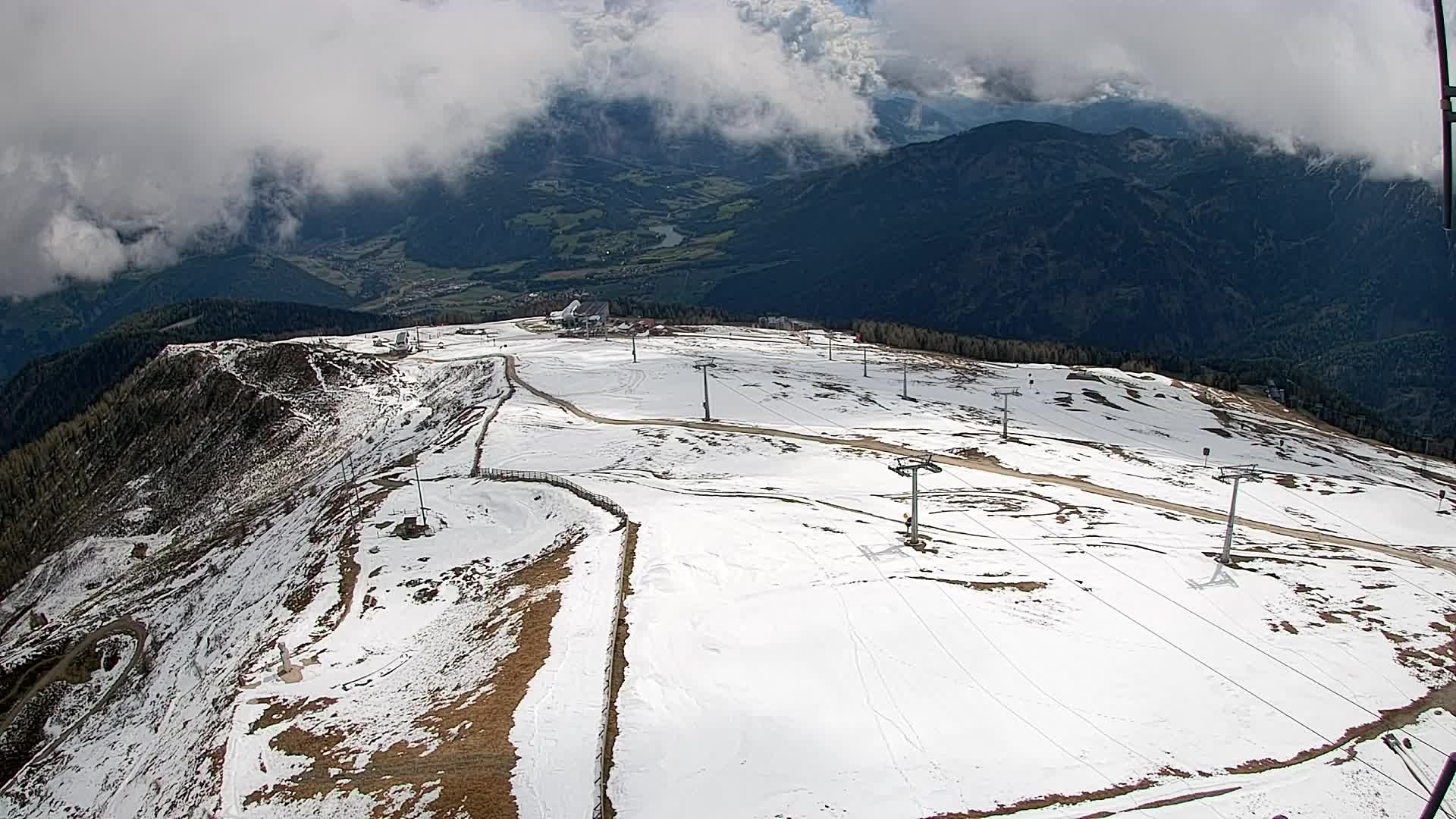 Kronplatz-Gipfel | Blick nach Olang – Valdaora