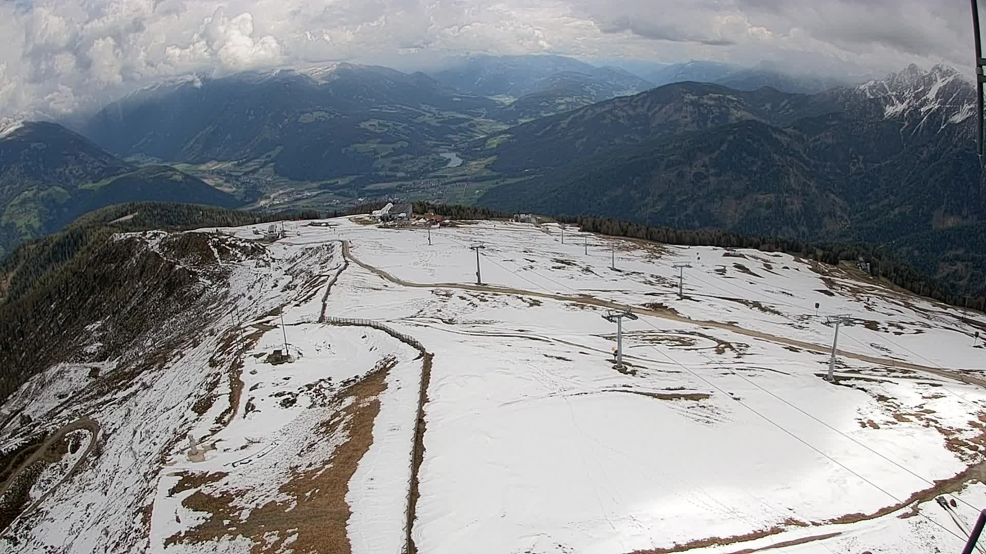 Kronplatz-Gipfel | Blick nach Olang – Valdaora