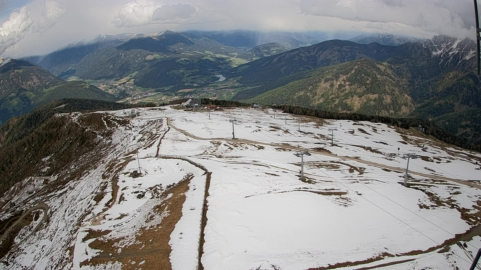 Kronplatz-Gipfel | Blick nach Olang – Valdaora