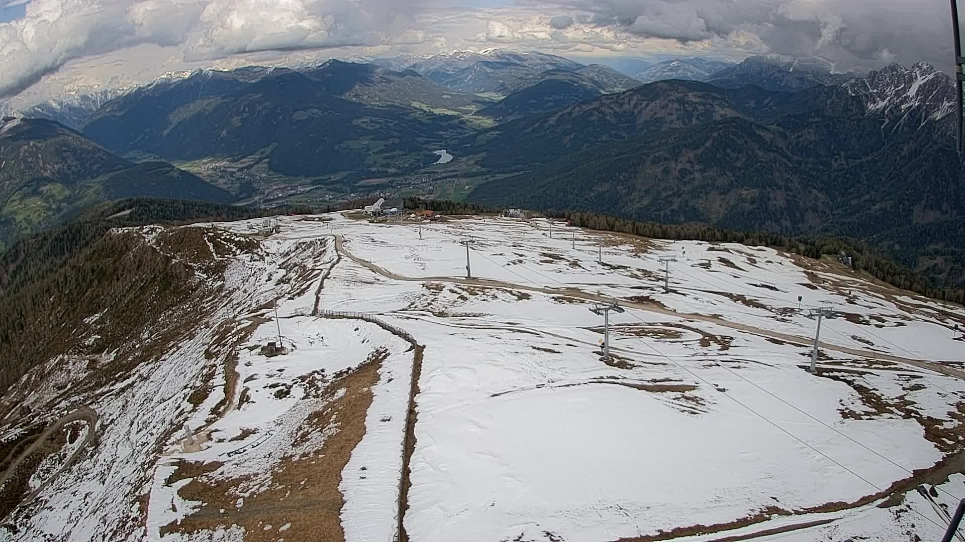 Kronplatz-Gipfel | Blick nach Olang – Valdaora