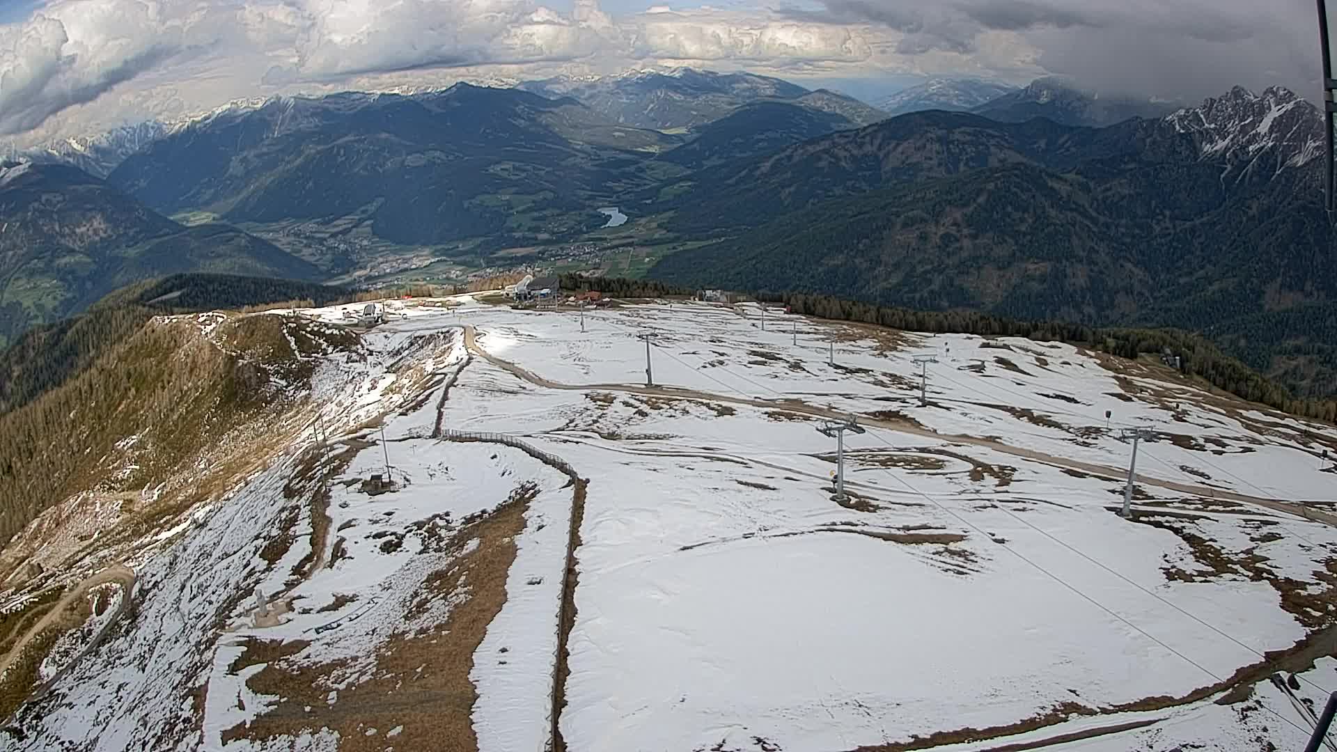 Kronplatz-Gipfel | Blick nach Olang – Valdaora
