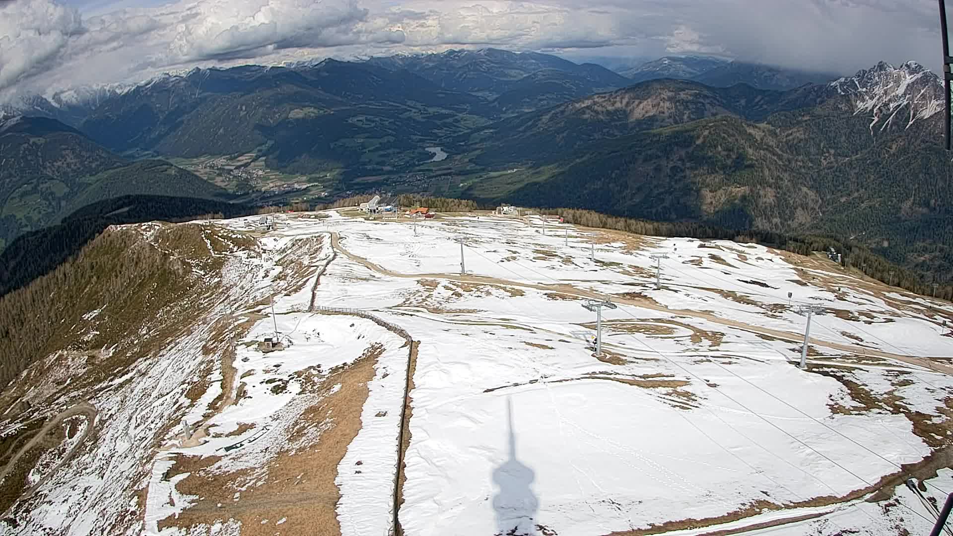 Kronplatz-Gipfel | Blick nach Olang – Valdaora