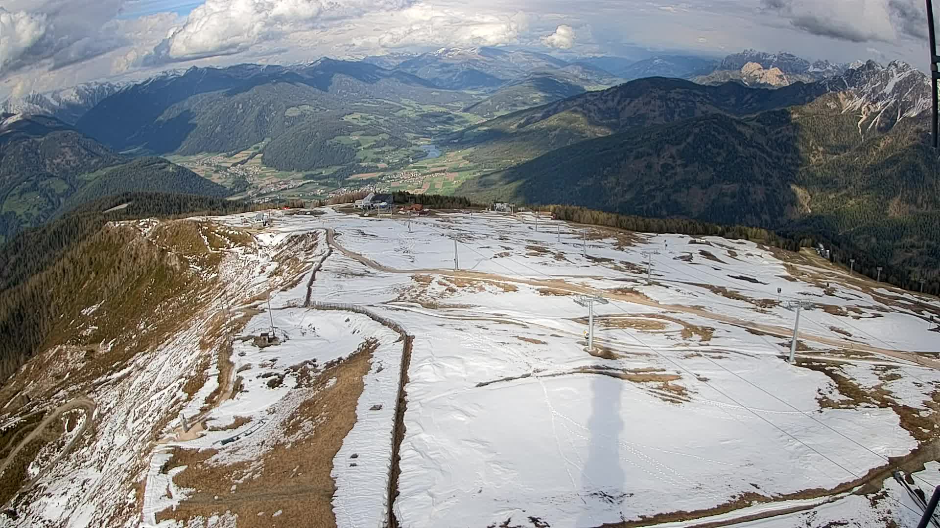 Kronplatz-Gipfel | Blick nach Olang – Valdaora
