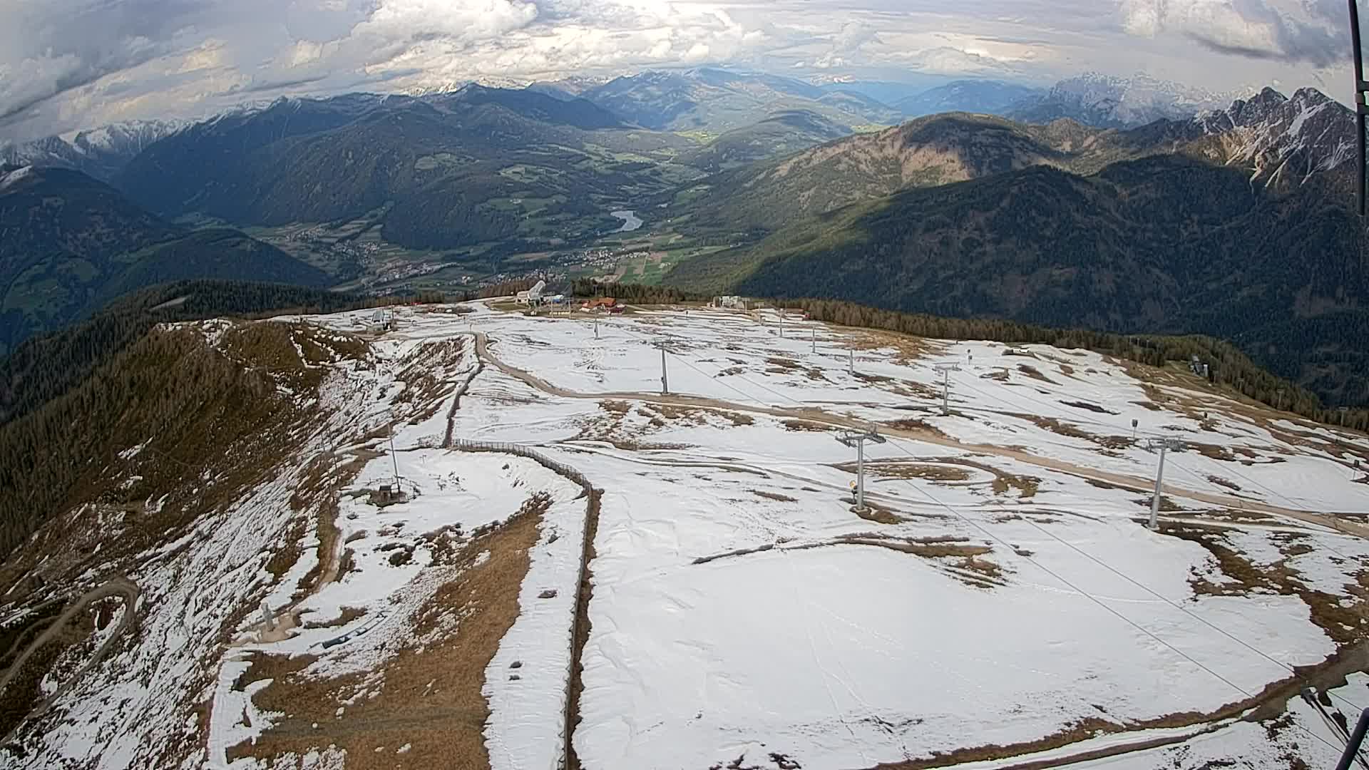 Kronplatz-Gipfel | Blick nach Olang – Valdaora
