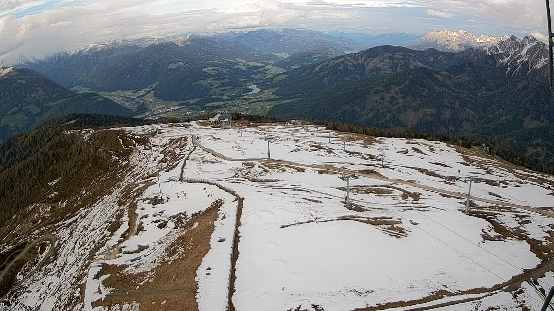 Kronplatz-Gipfel | Blick nach Olang – Valdaora
