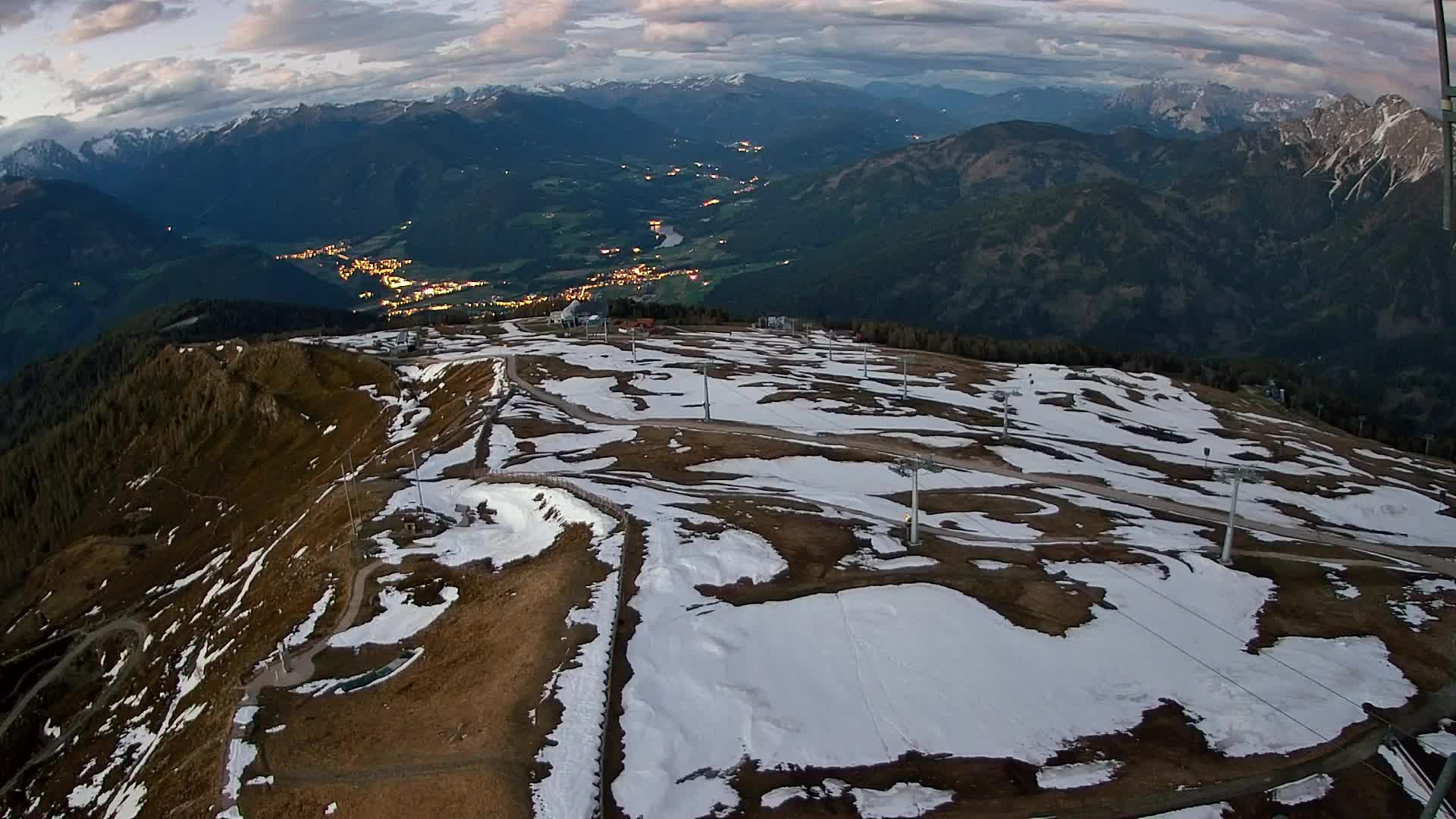 Kronplatz-Gipfel | Blick nach Olang – Valdaora