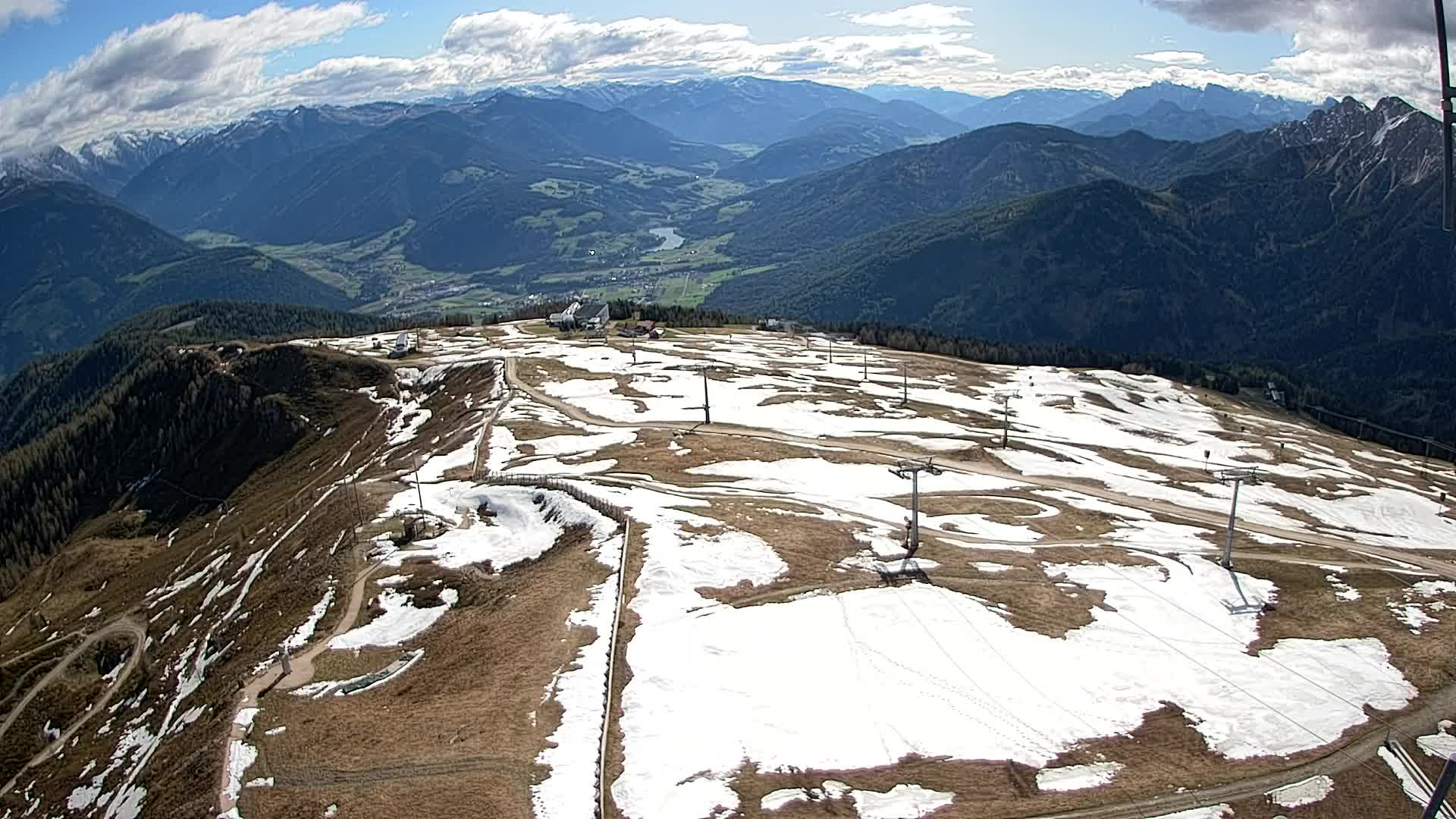Kronplatz-Gipfel | Blick nach Olang – Valdaora