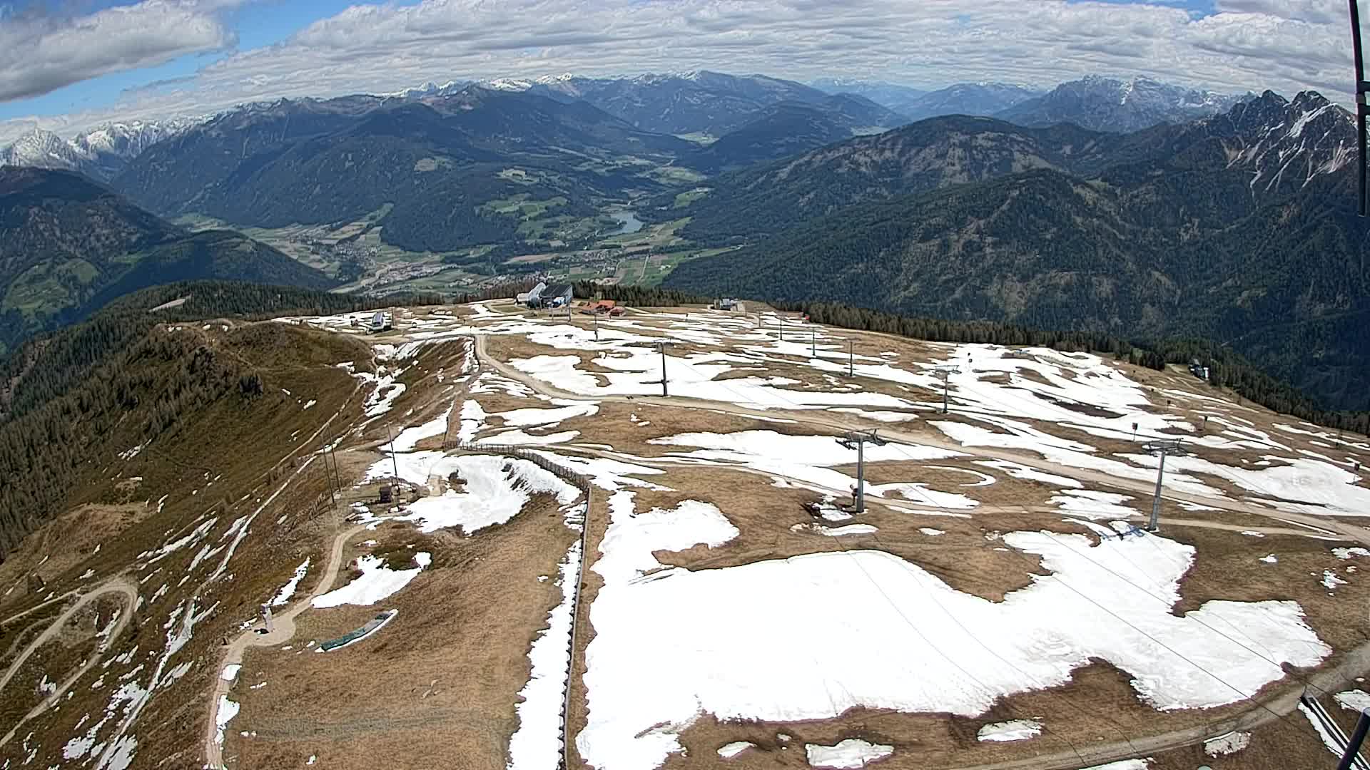 Kronplatz-Gipfel | Blick nach Olang – Valdaora