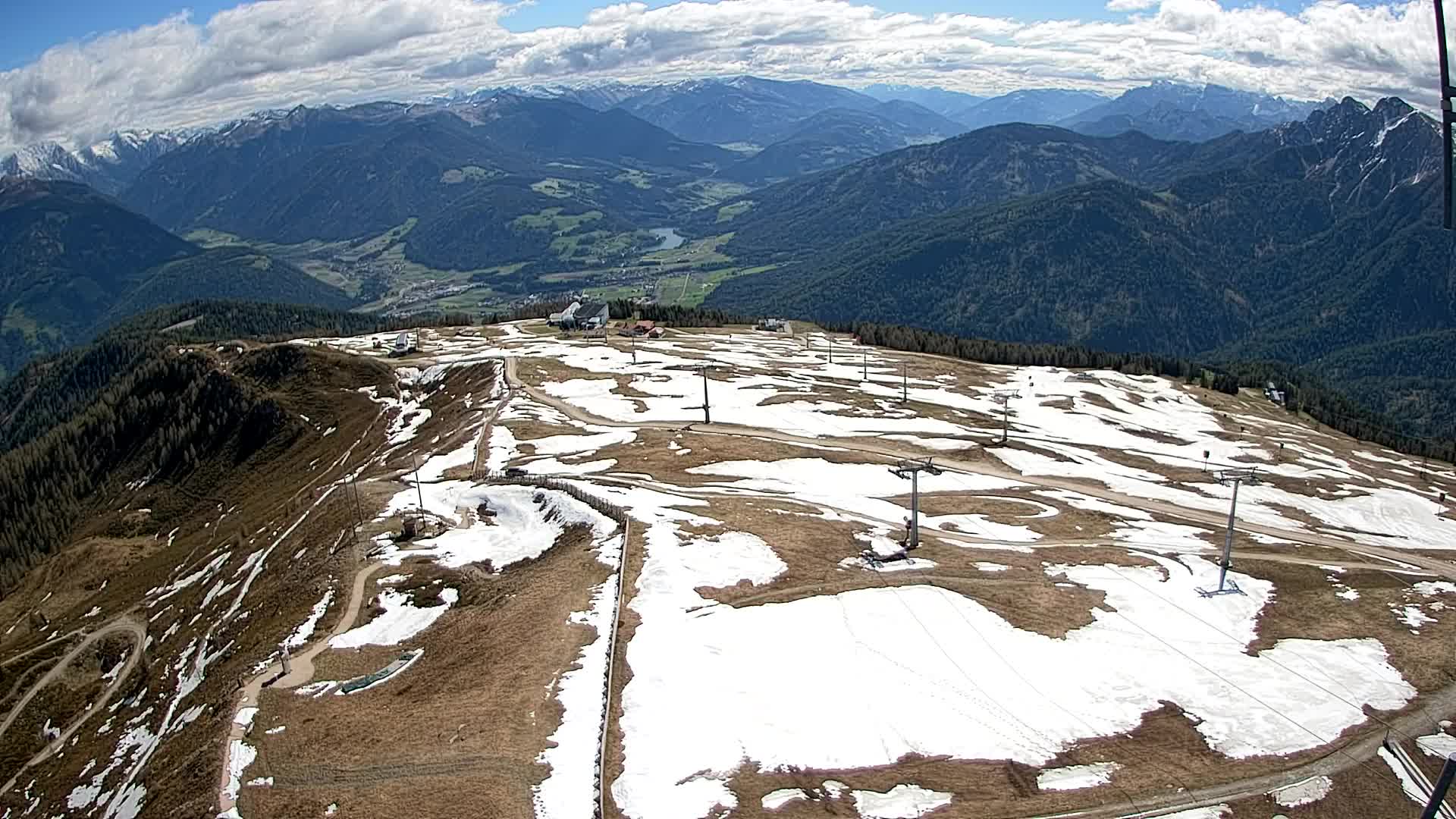 Kronplatz-Gipfel | Blick nach Olang – Valdaora