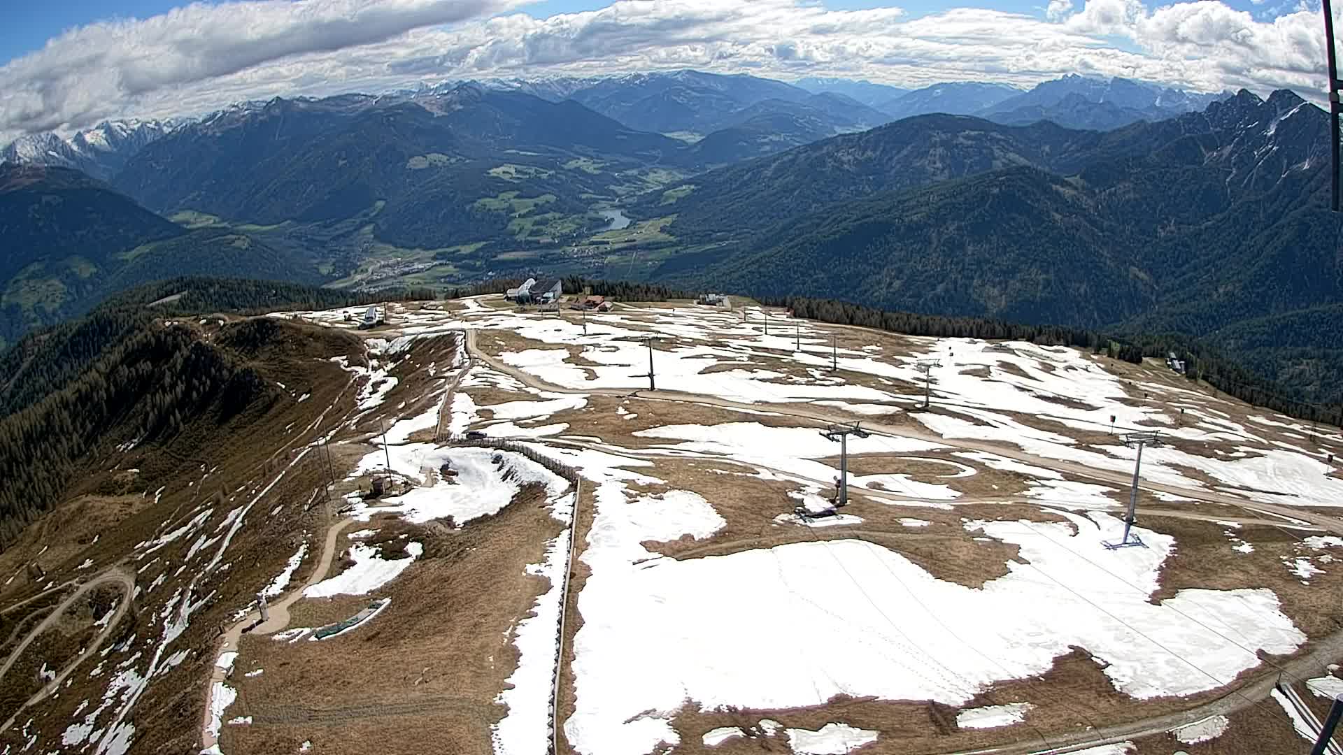 Kronplatz-Gipfel | Blick nach Olang – Valdaora