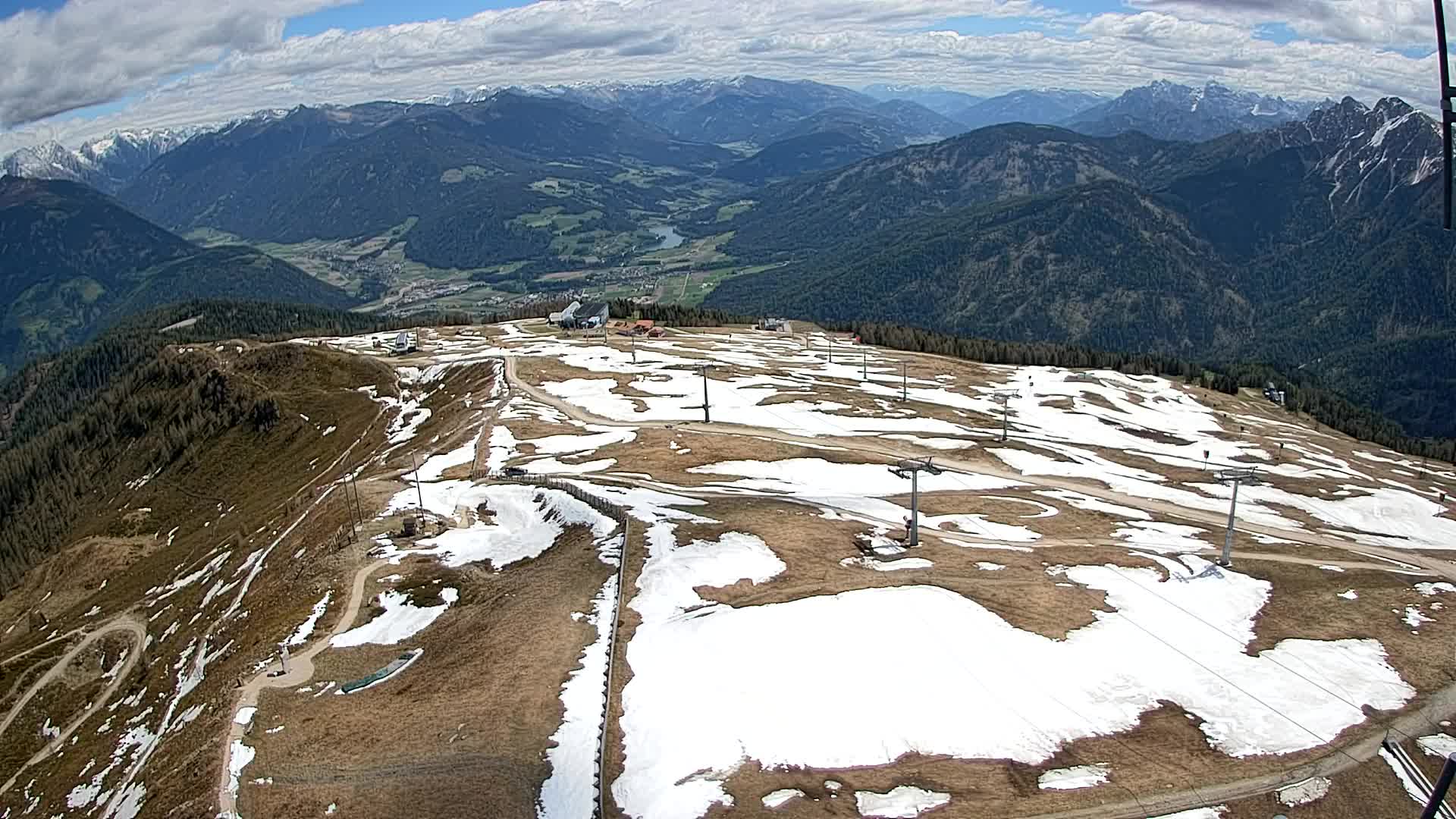 Kronplatz-Gipfel | Blick nach Olang – Valdaora