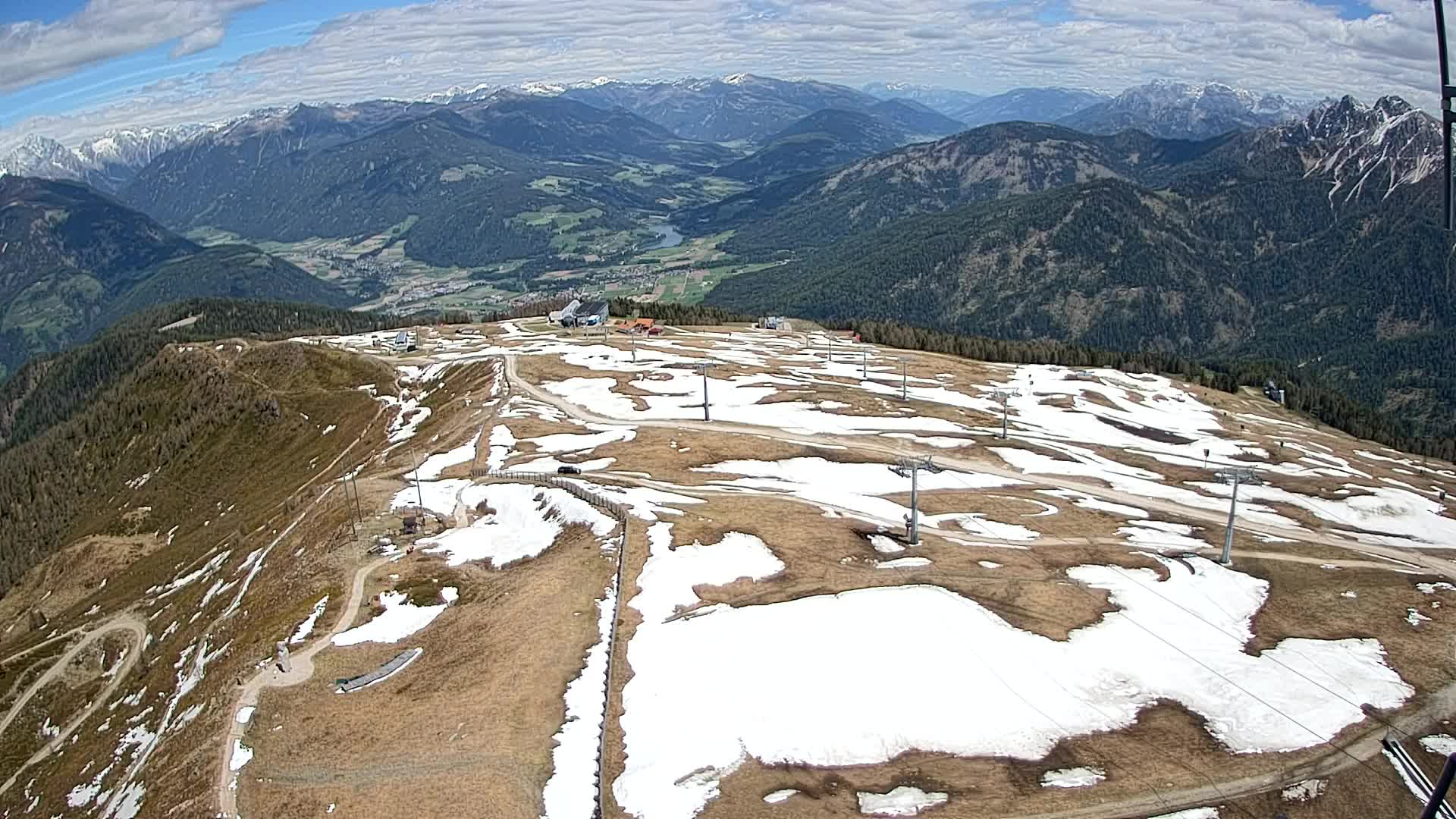 Kronplatz-Gipfel | Blick nach Olang – Valdaora