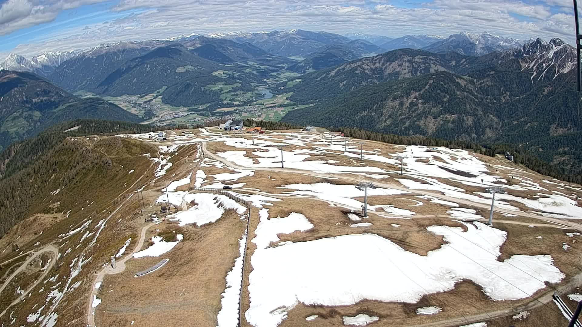 Kronplatz-Gipfel | Blick nach Olang – Valdaora