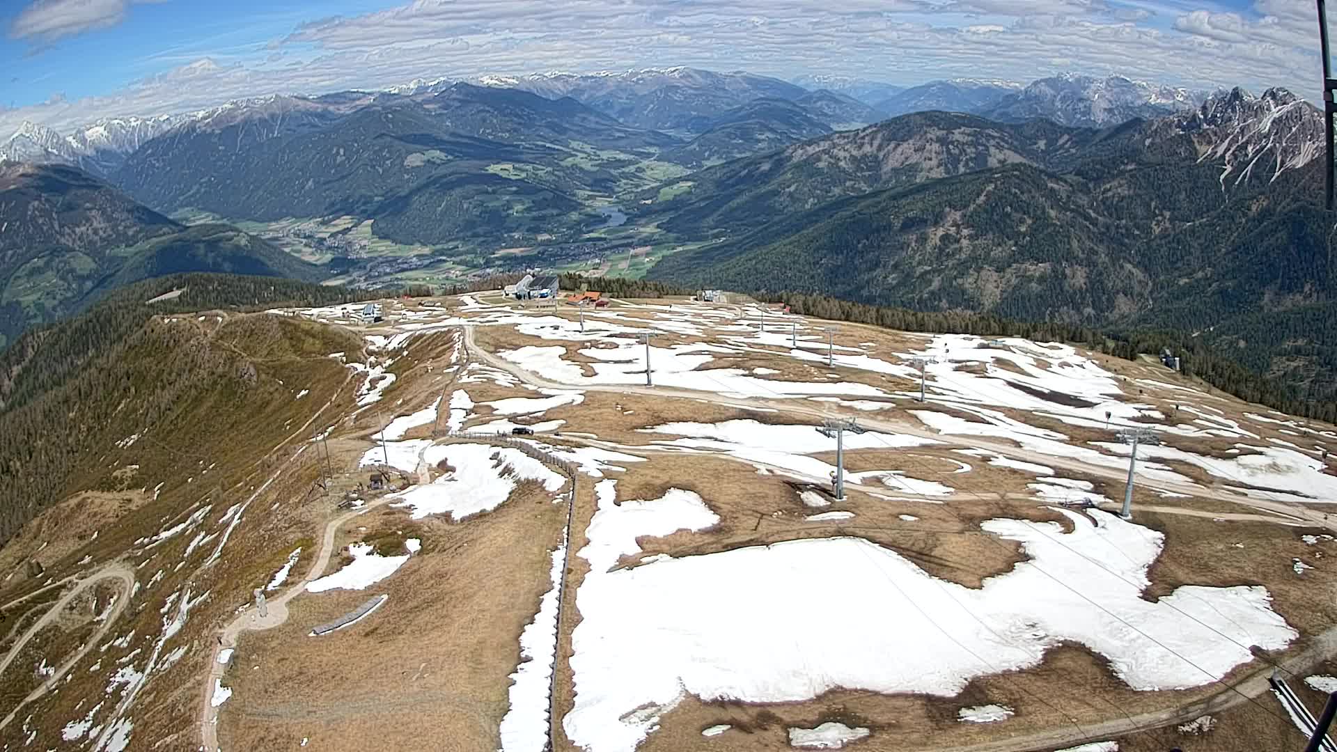 Kronplatz-Gipfel | Blick nach Olang – Valdaora