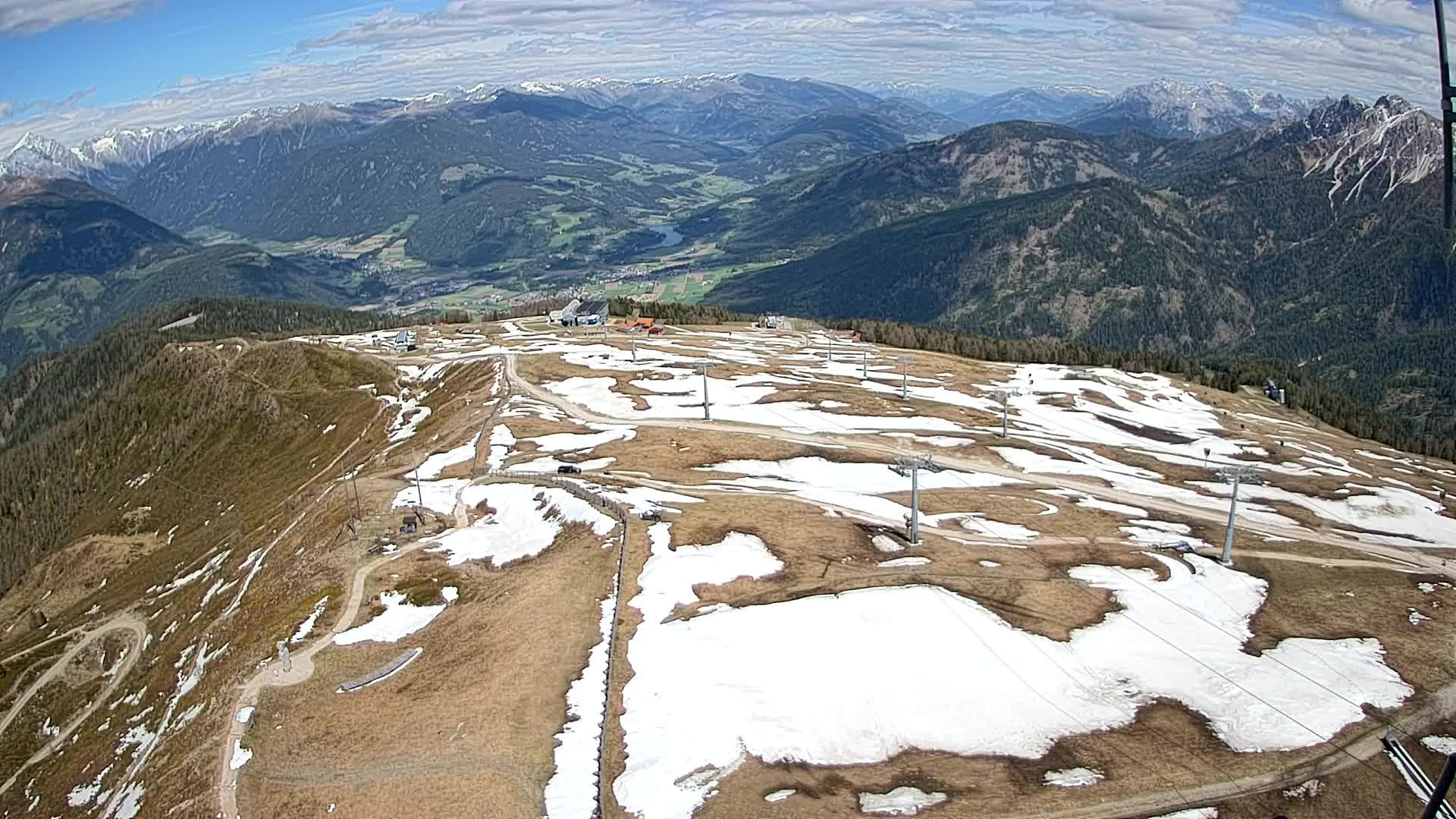 Kronplatz-Gipfel | Blick nach Olang – Valdaora