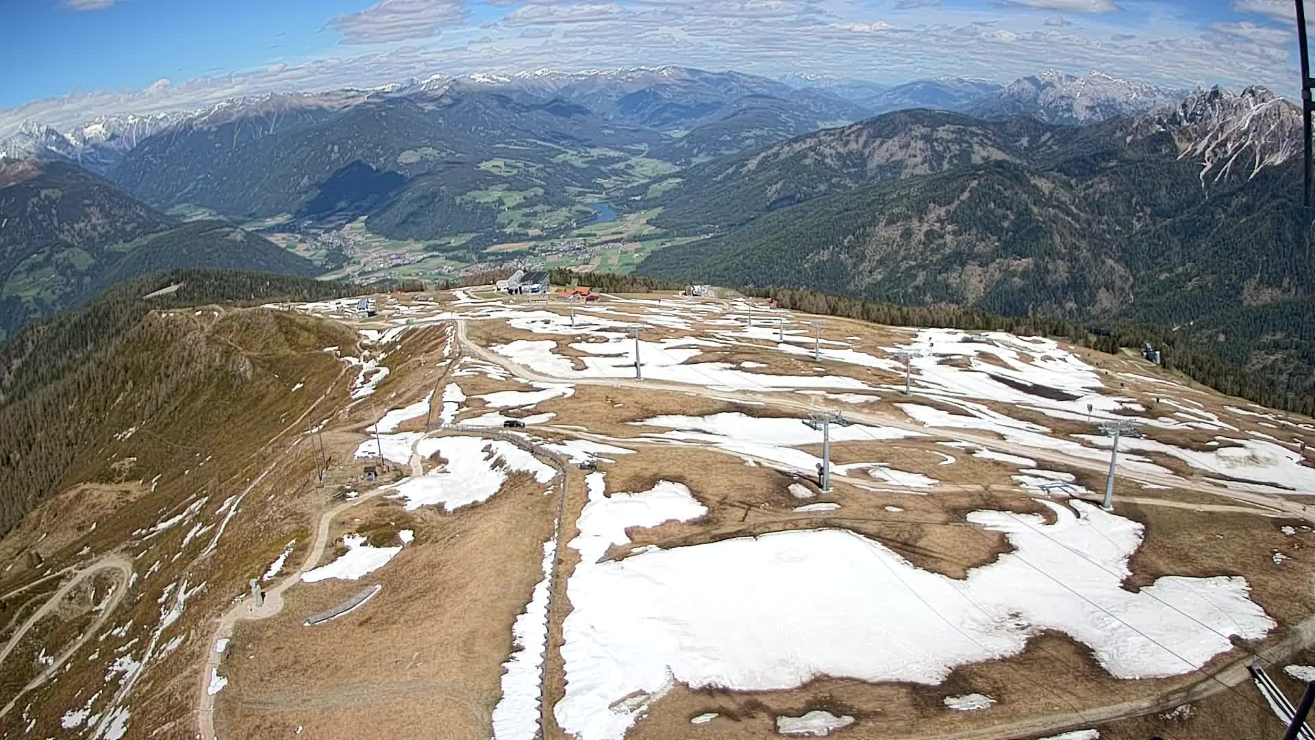 Kronplatz-Gipfel | Blick nach Olang – Valdaora