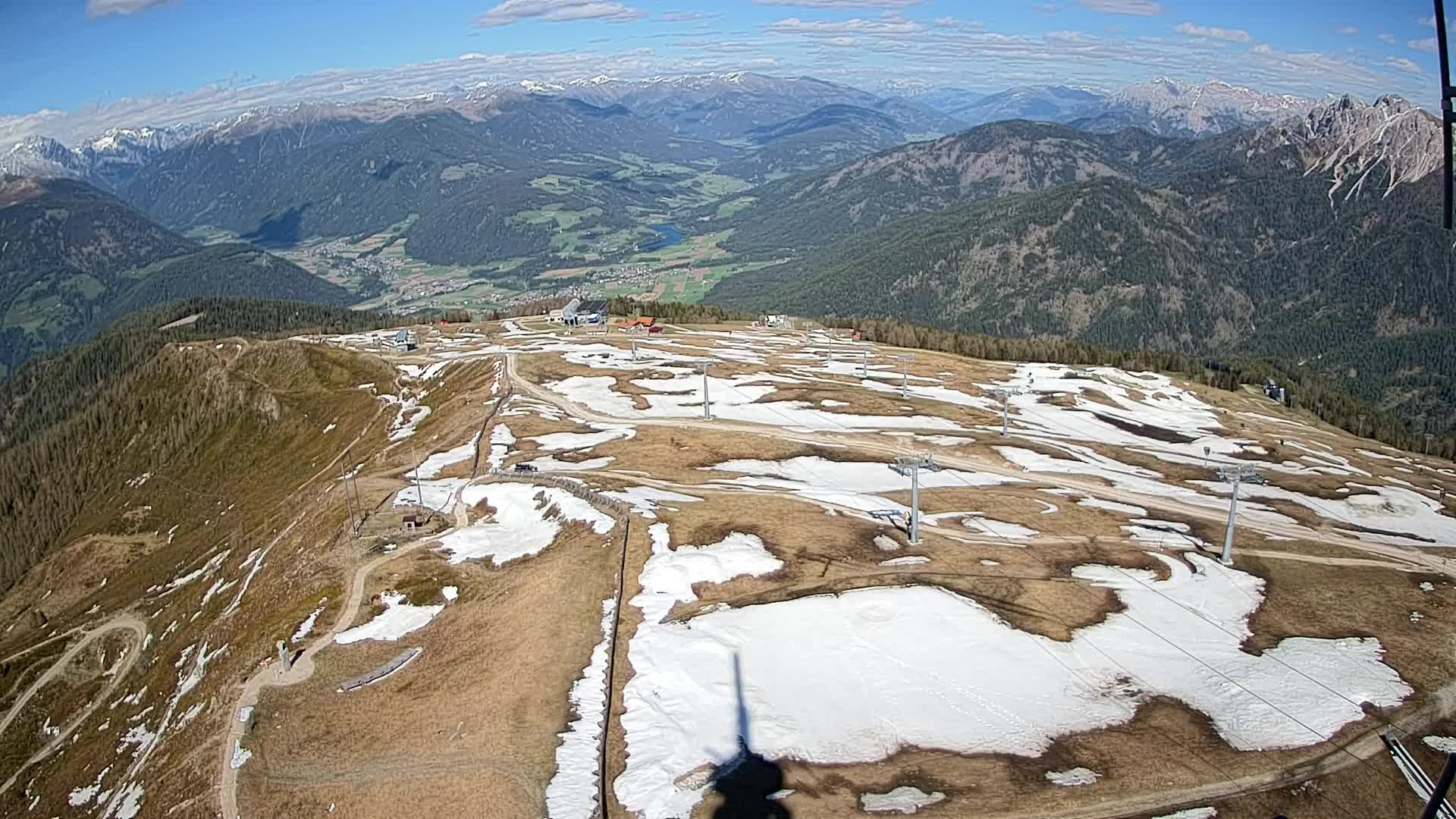 Kronplatz-Gipfel | Blick nach Olang – Valdaora
