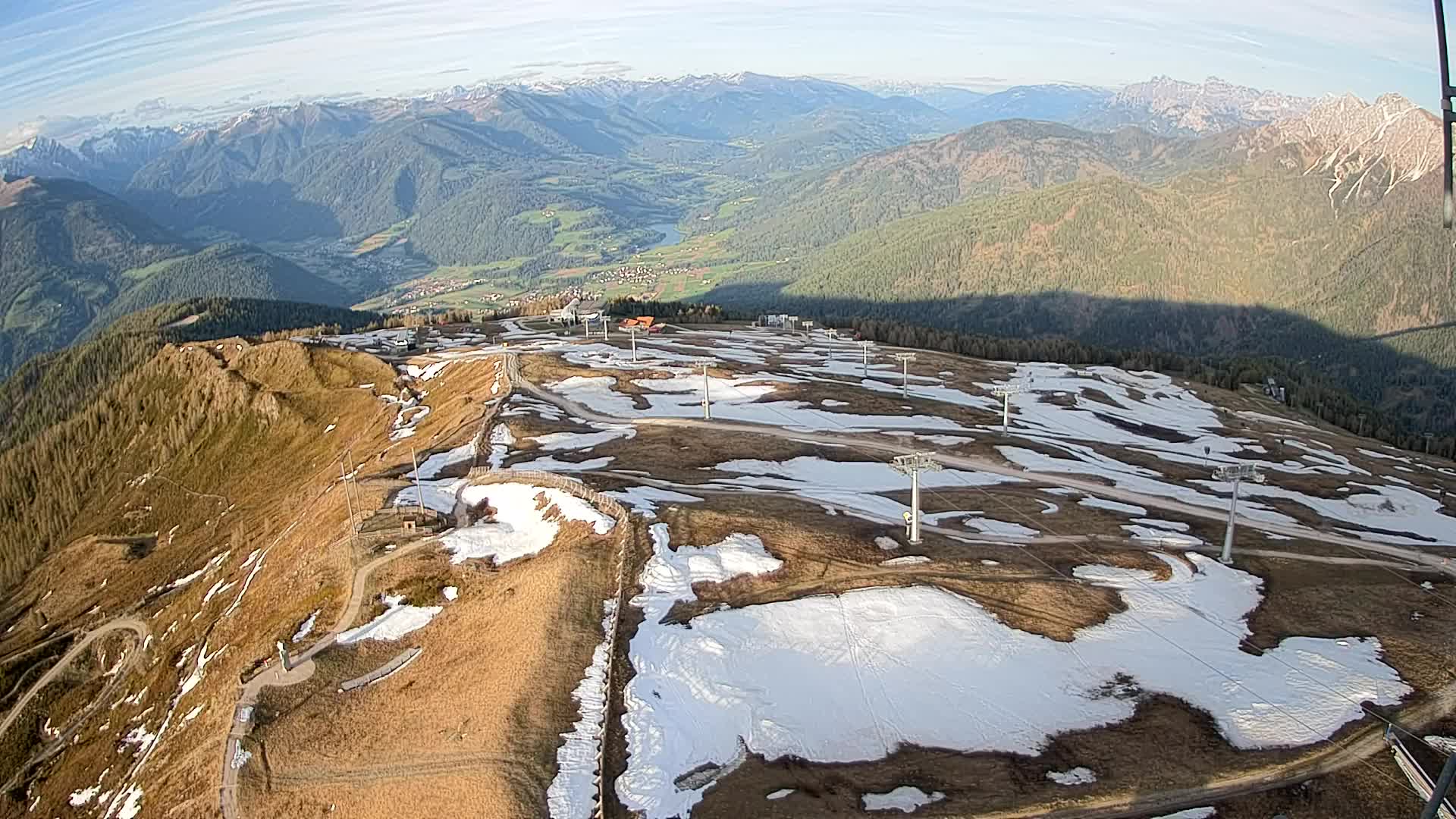 Kronplatz-Gipfel | Blick nach Olang – Valdaora