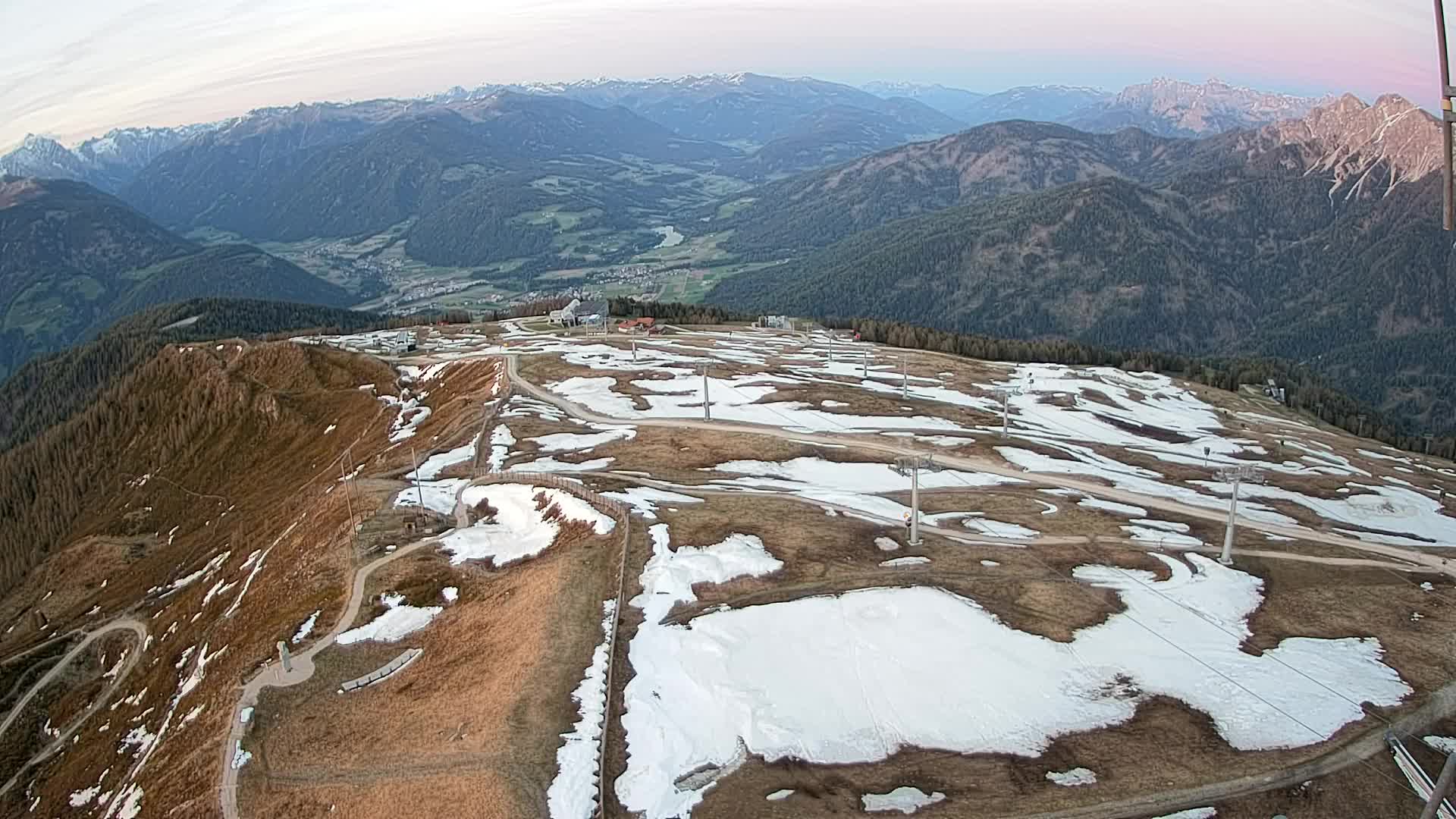 Kronplatz-Gipfel | Blick nach Olang – Valdaora