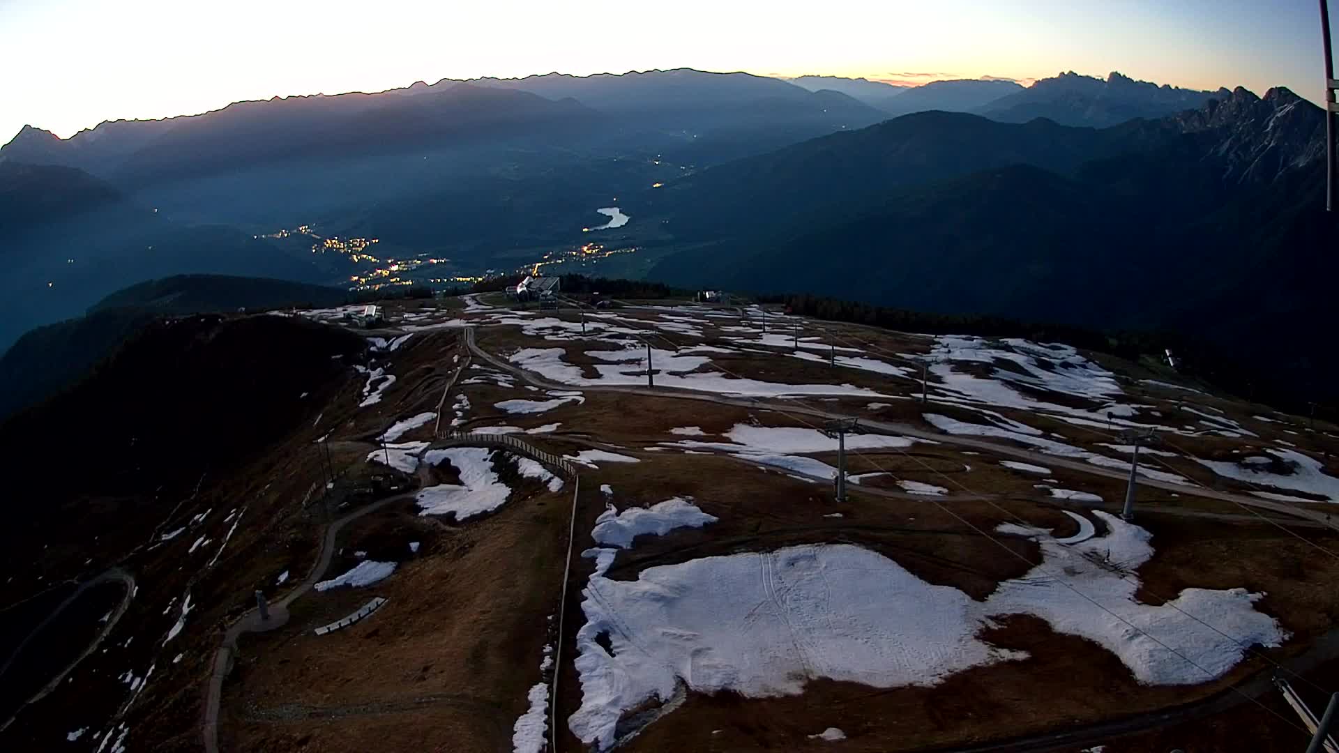 Kronplatz-Gipfel | Blick nach Olang – Valdaora