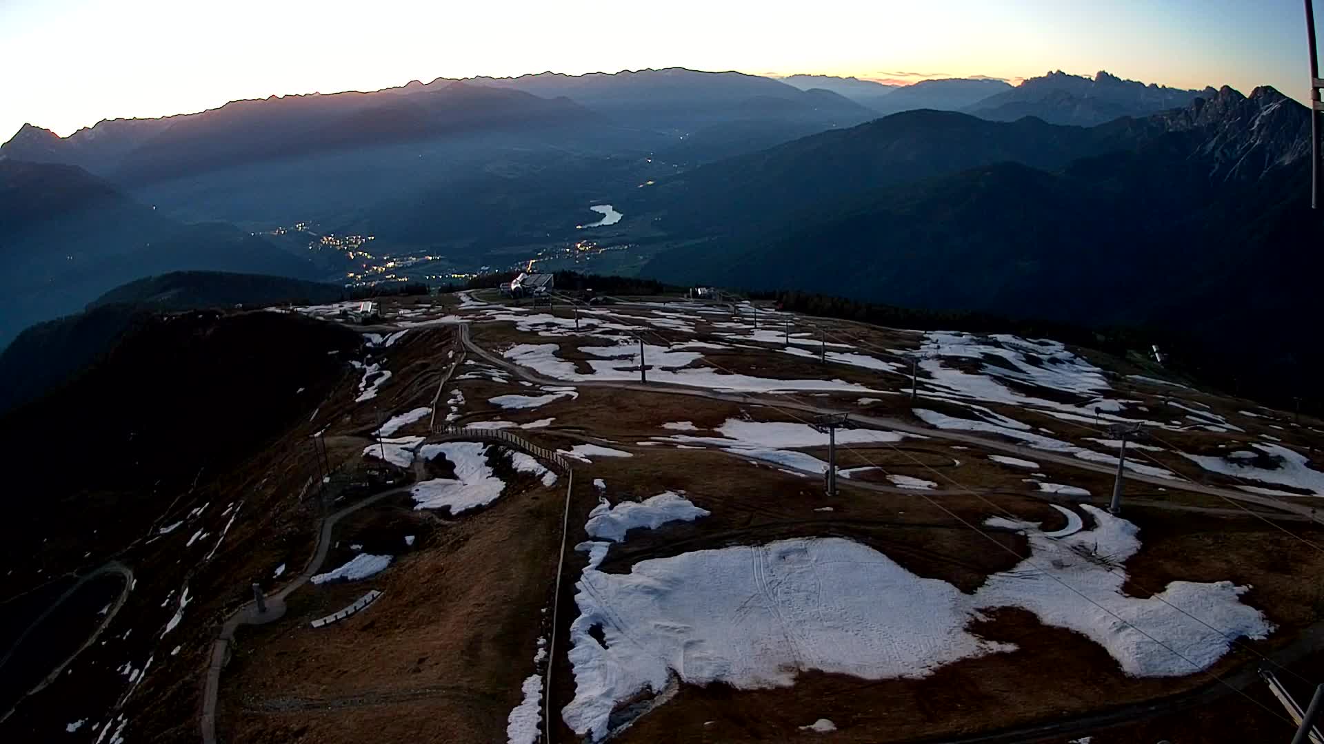 Kronplatz-Gipfel | Blick nach Olang – Valdaora