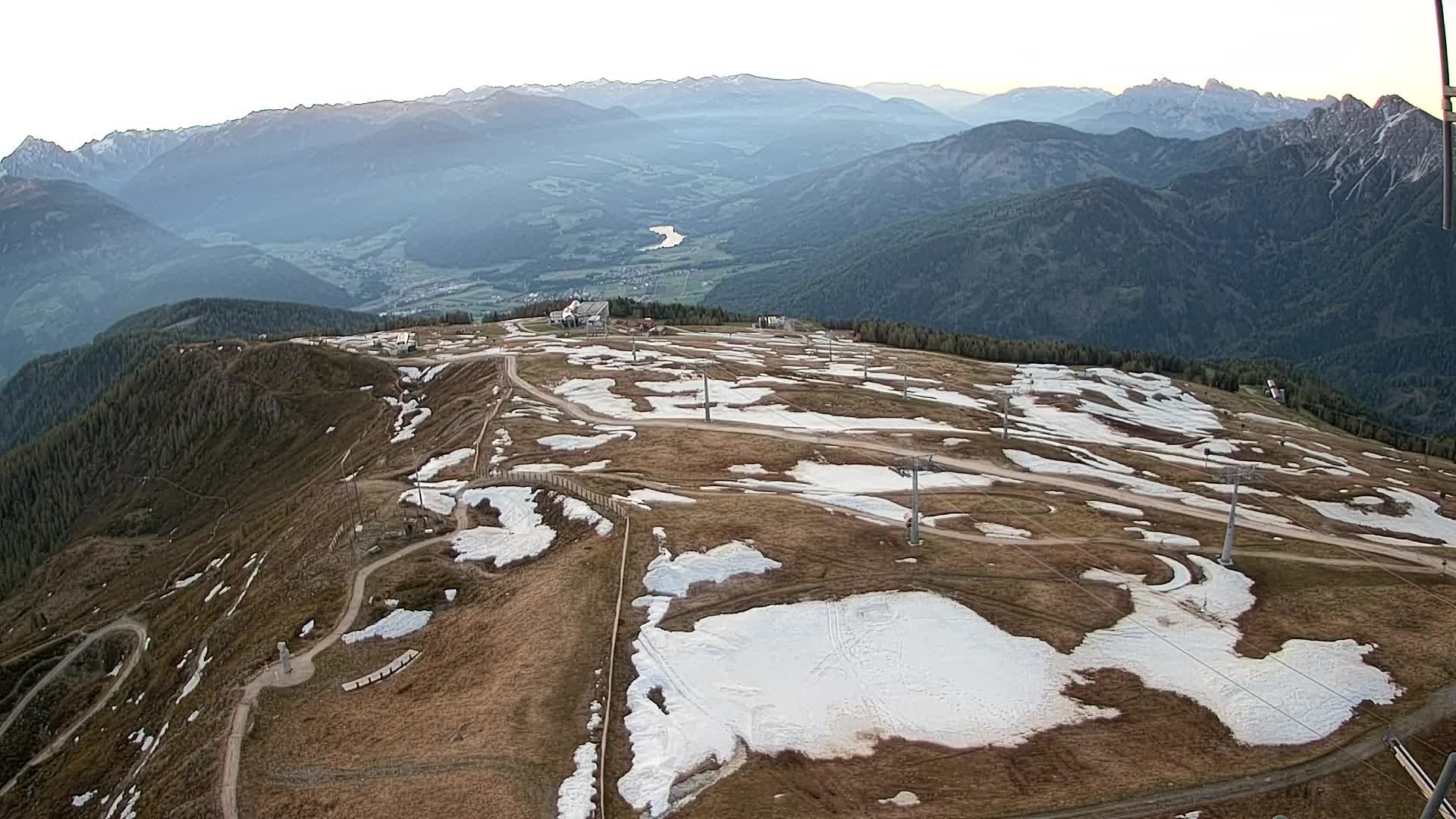 Kronplatz-Gipfel | Blick nach Olang – Valdaora
