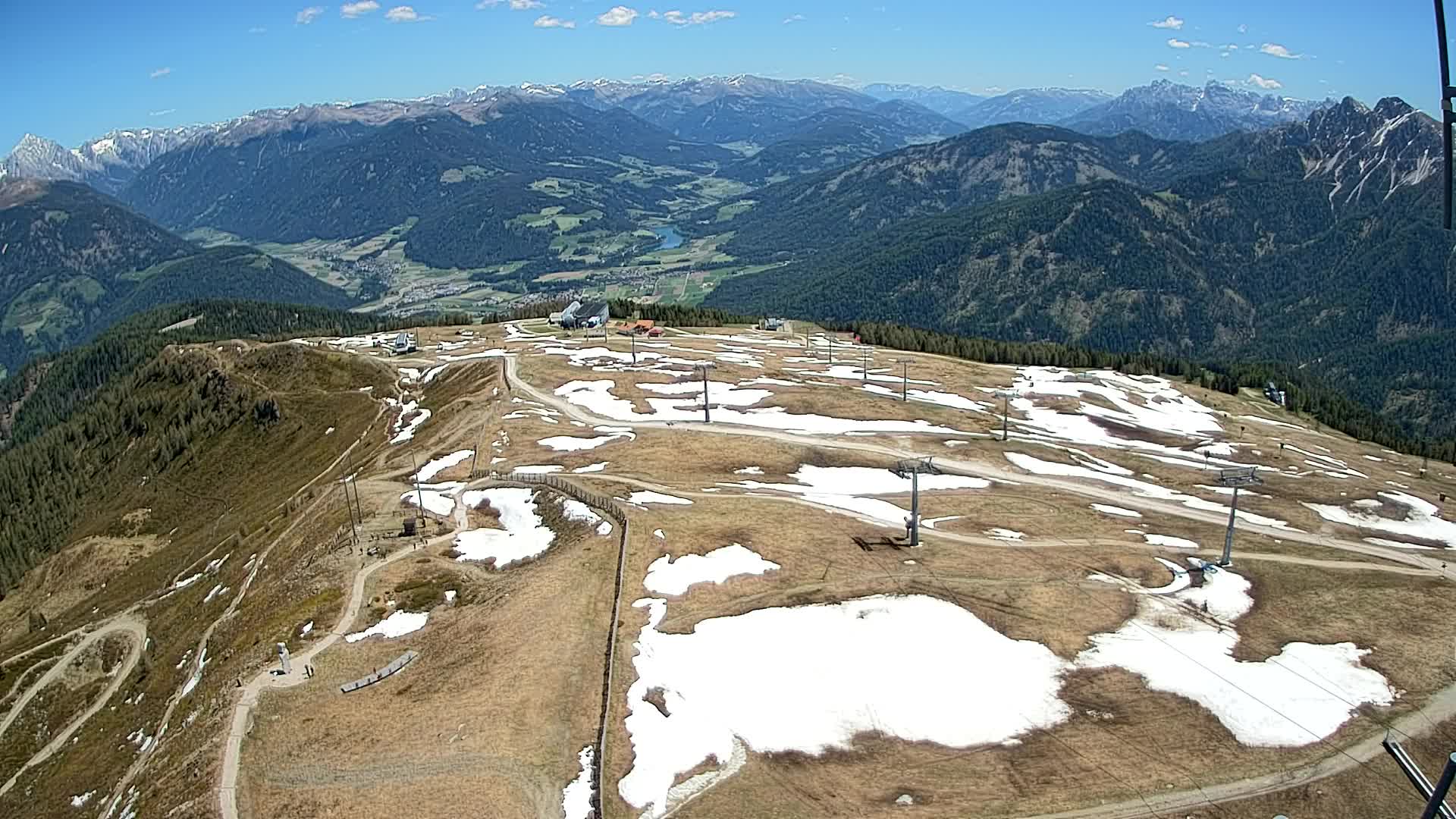 Kronplatz-Gipfel | Blick nach Olang – Valdaora