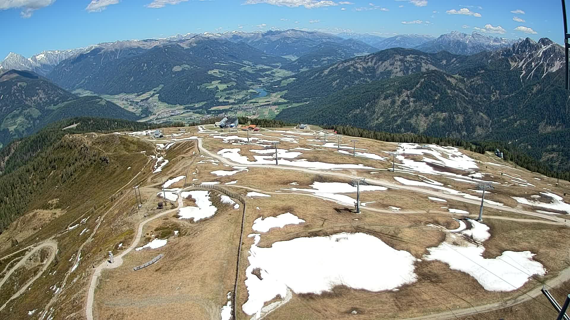 Kronplatz-Gipfel | Blick nach Olang – Valdaora