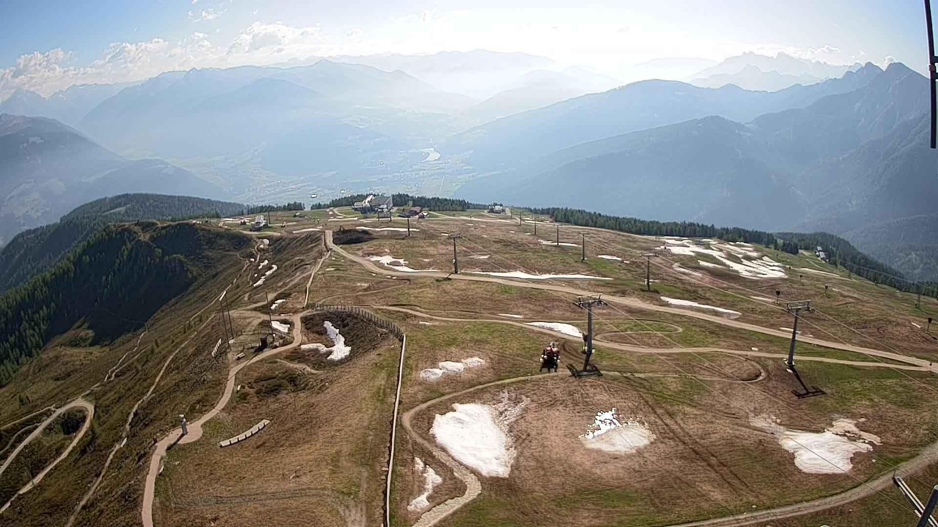 Kronplatz-Gipfel | Blick nach Olang – Valdaora