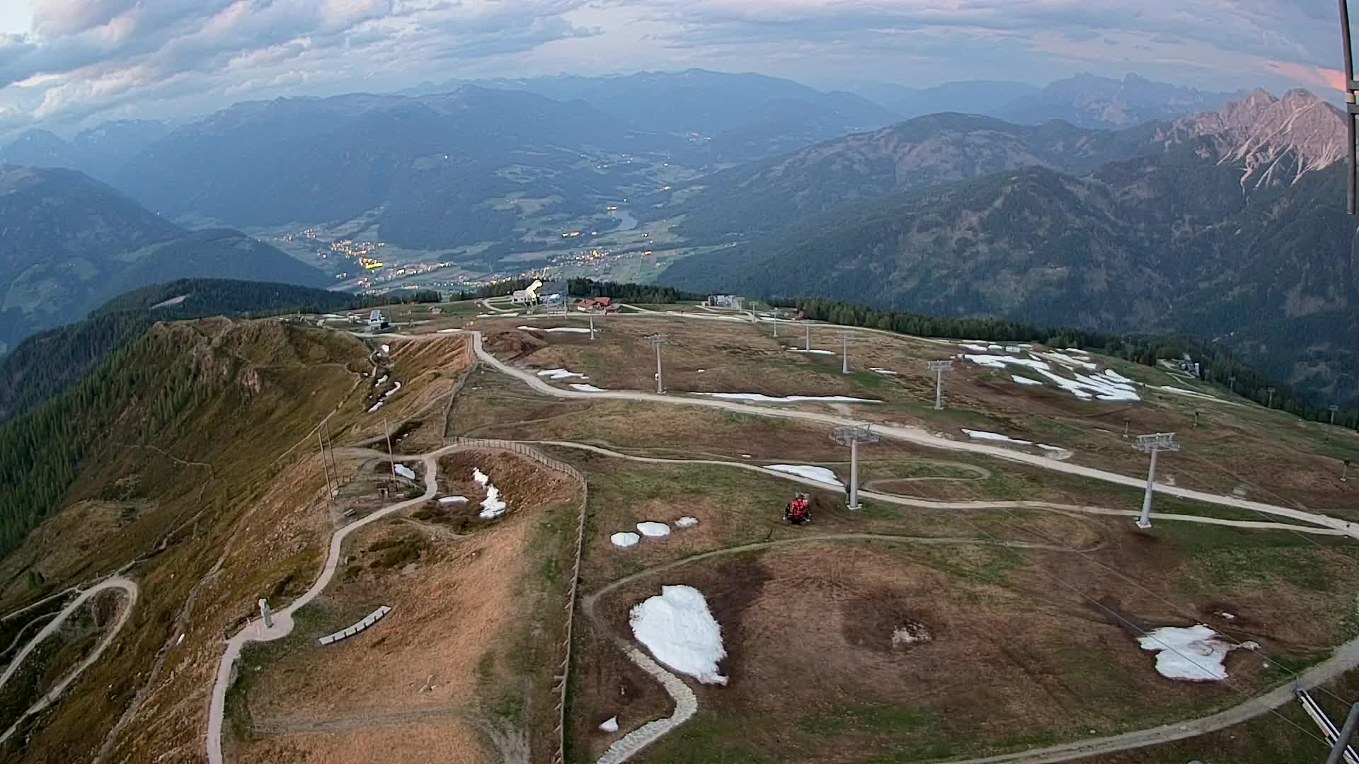 Kronplatz-Gipfel | Blick nach Olang – Valdaora