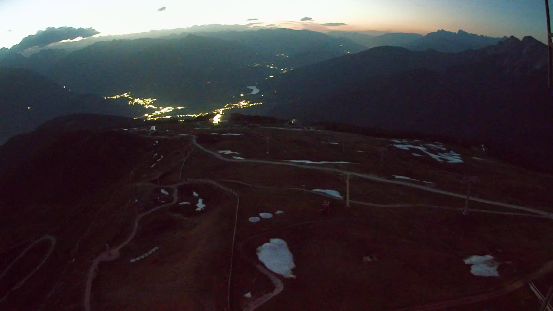 Kronplatz-Gipfel | Blick nach Olang – Valdaora