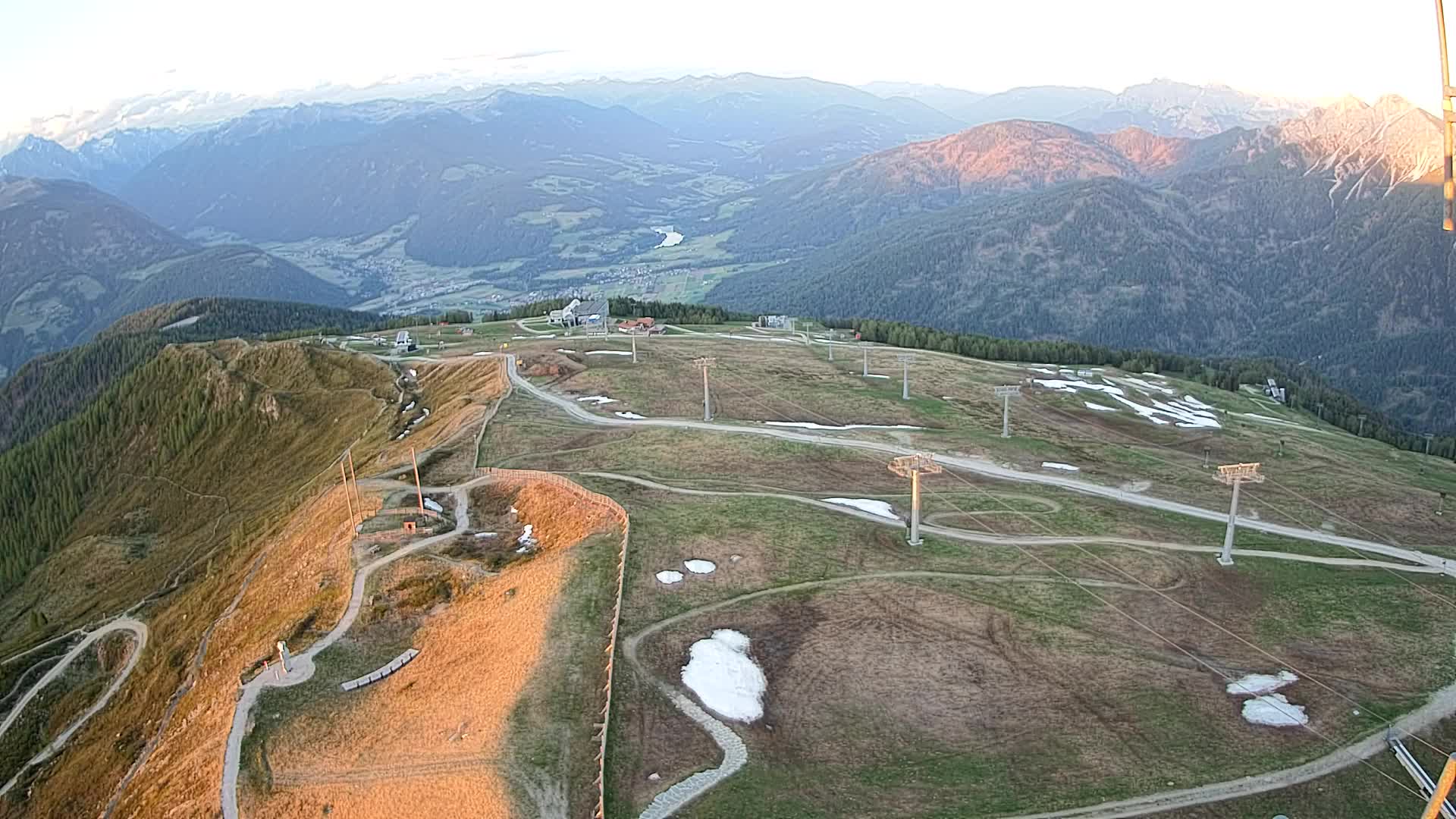 Kronplatz-Gipfel | Blick nach Olang – Valdaora