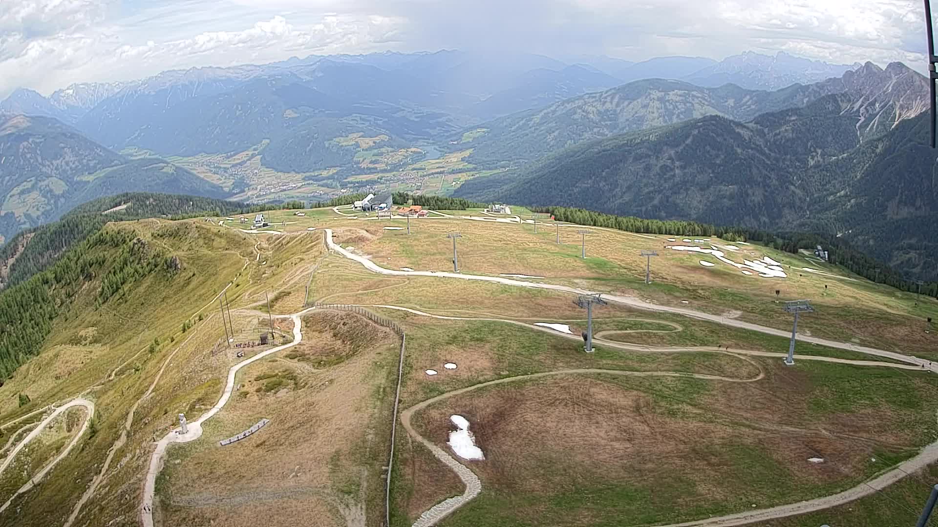 Kronplatz-Gipfel | Blick nach Olang – Valdaora