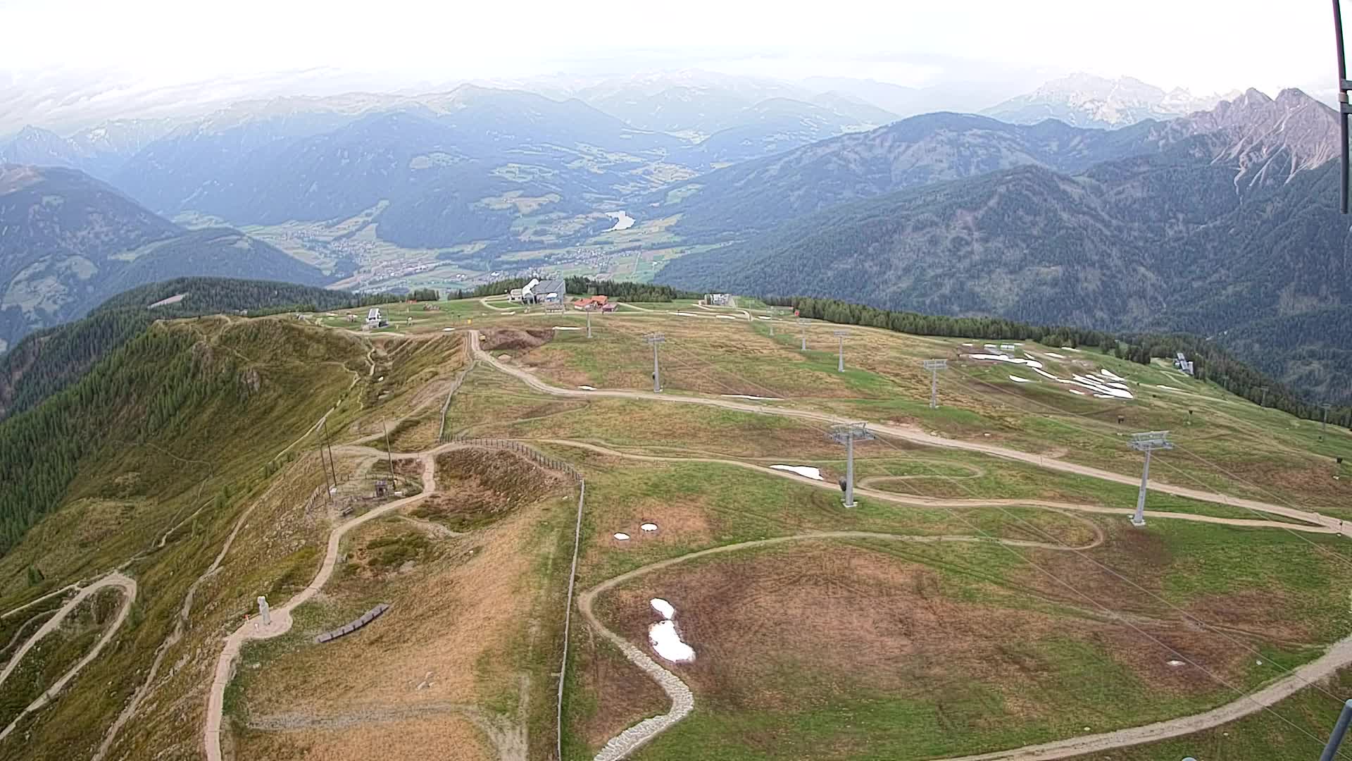 Kronplatz-Gipfel | Blick nach Olang – Valdaora