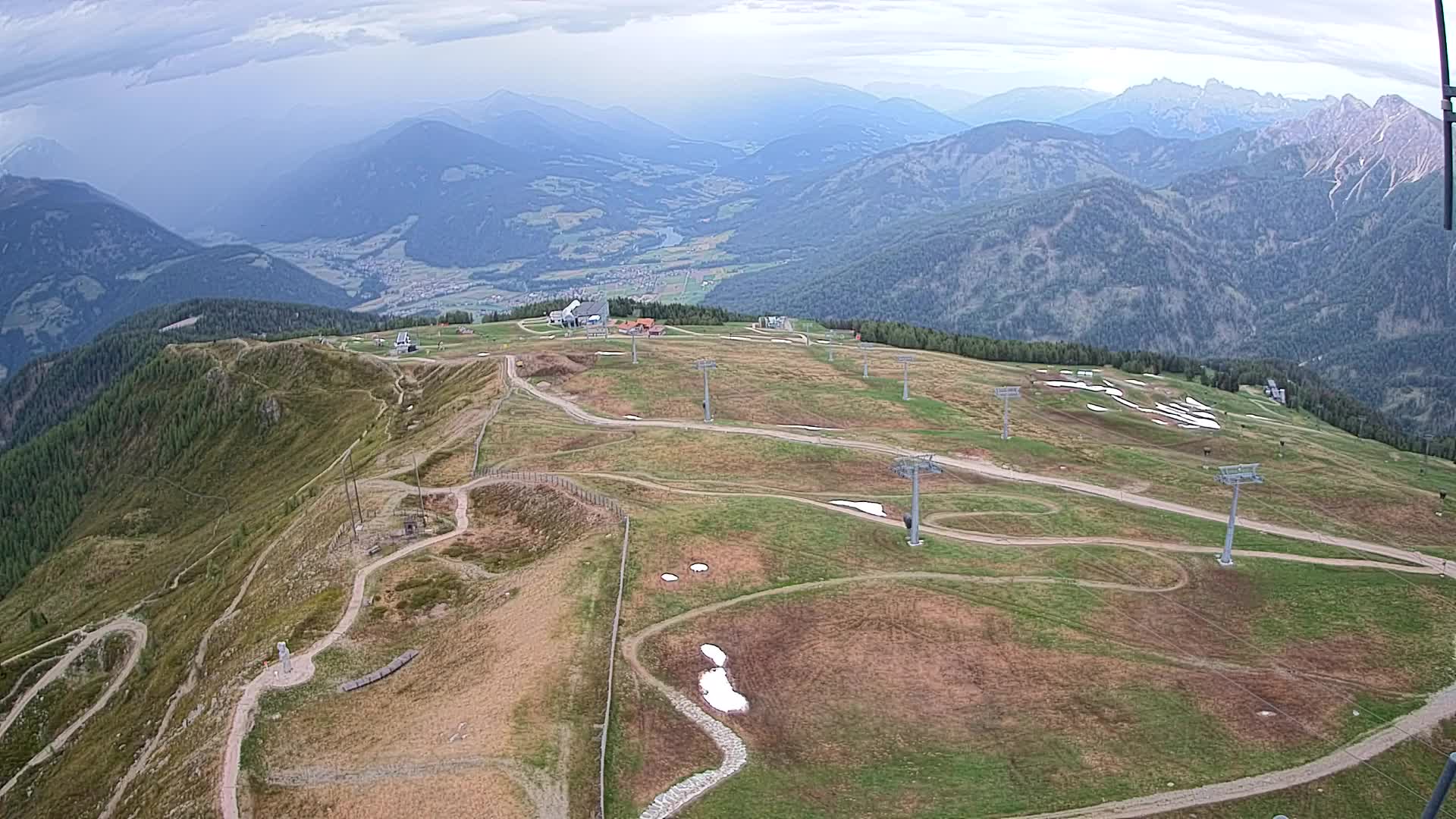 Kronplatz-Gipfel | Blick nach Olang – Valdaora