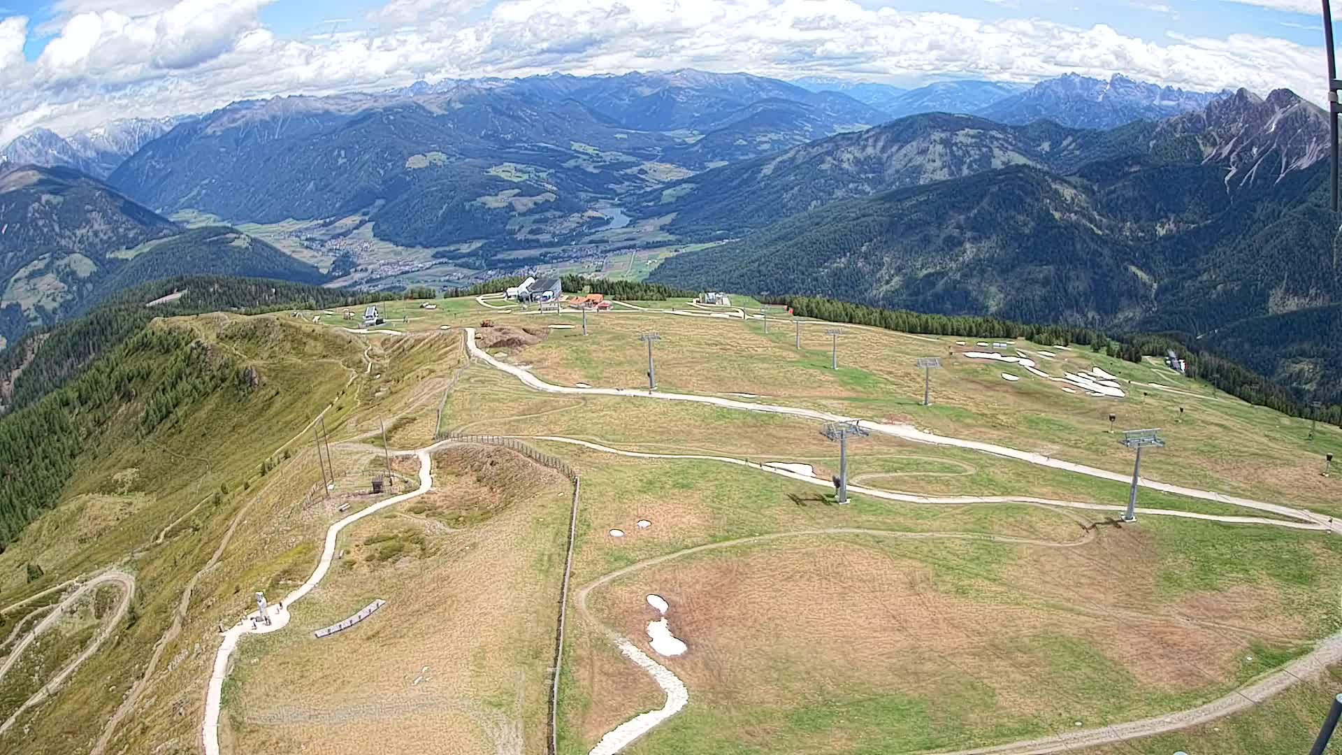 Kronplatz-Gipfel | Blick nach Olang – Valdaora
