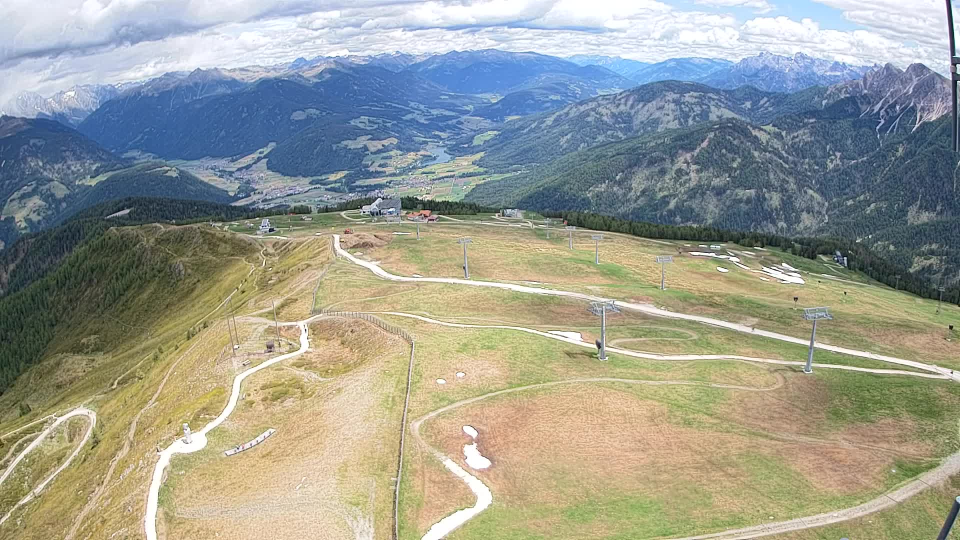 Kronplatz-Gipfel | Blick nach Olang – Valdaora