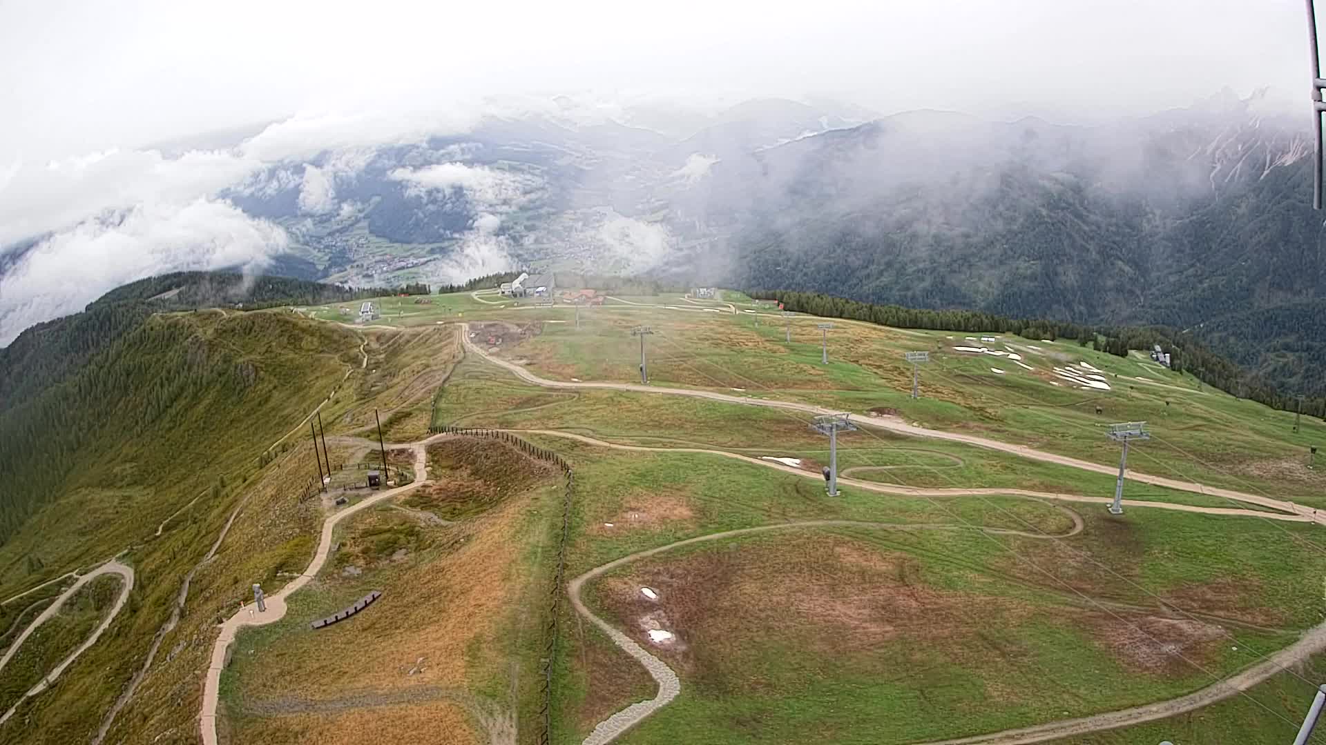 Kronplatz-Gipfel | Blick nach Olang – Valdaora