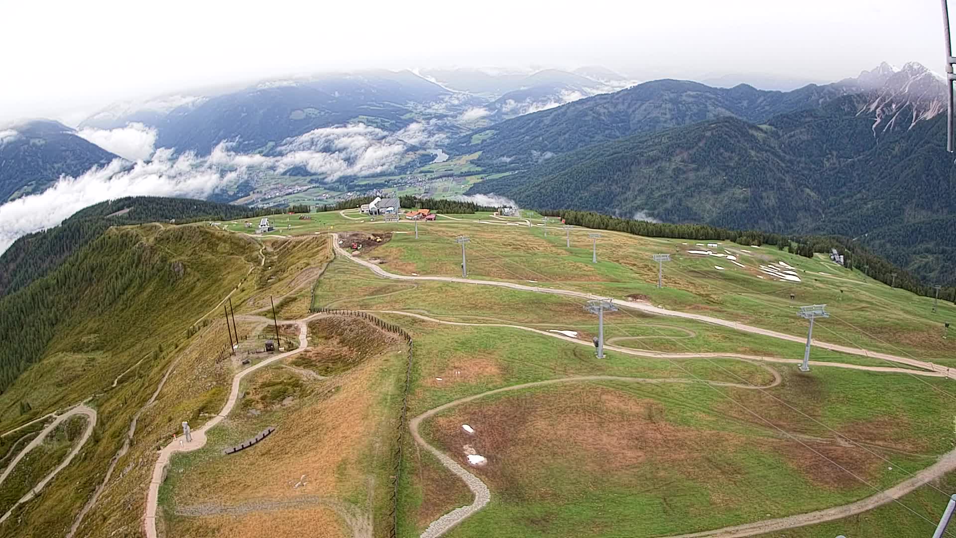 Kronplatz-Gipfel | Blick nach Olang – Valdaora