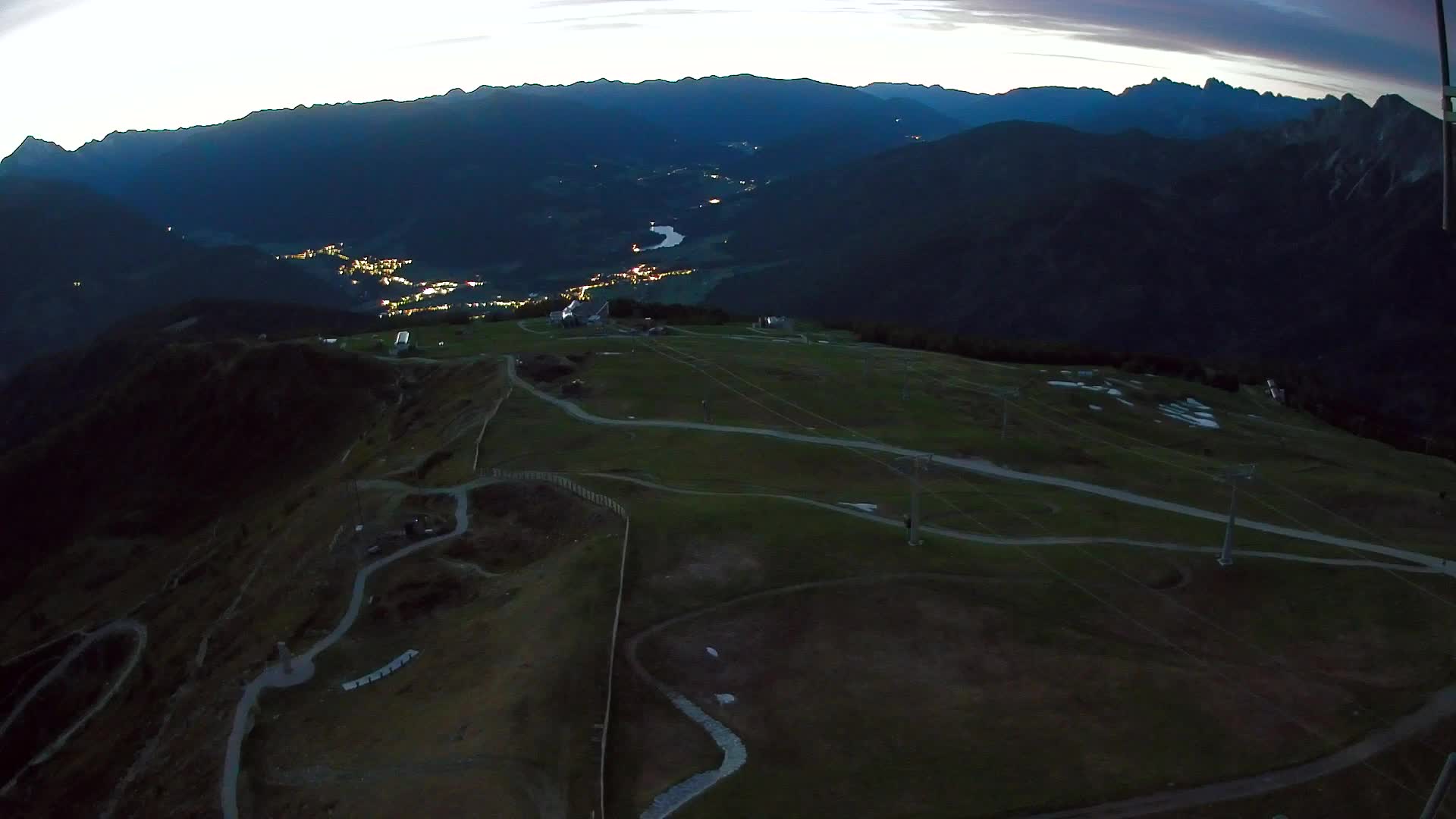 Kronplatz-Gipfel | Blick nach Olang – Valdaora