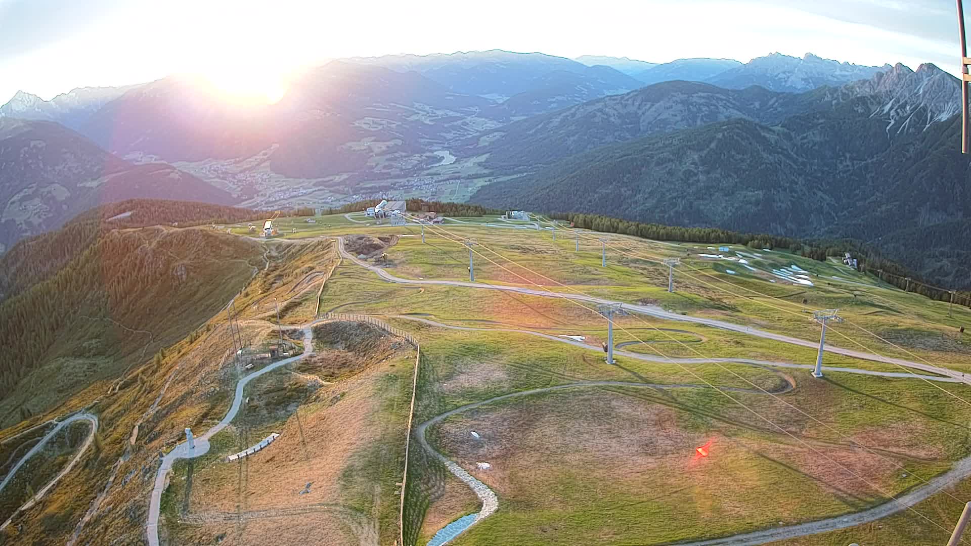 Kronplatz-Gipfel | Blick nach Olang – Valdaora