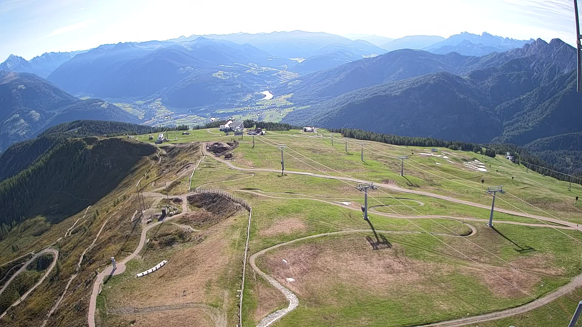 Kronplatz-Gipfel | Blick nach Olang – Valdaora